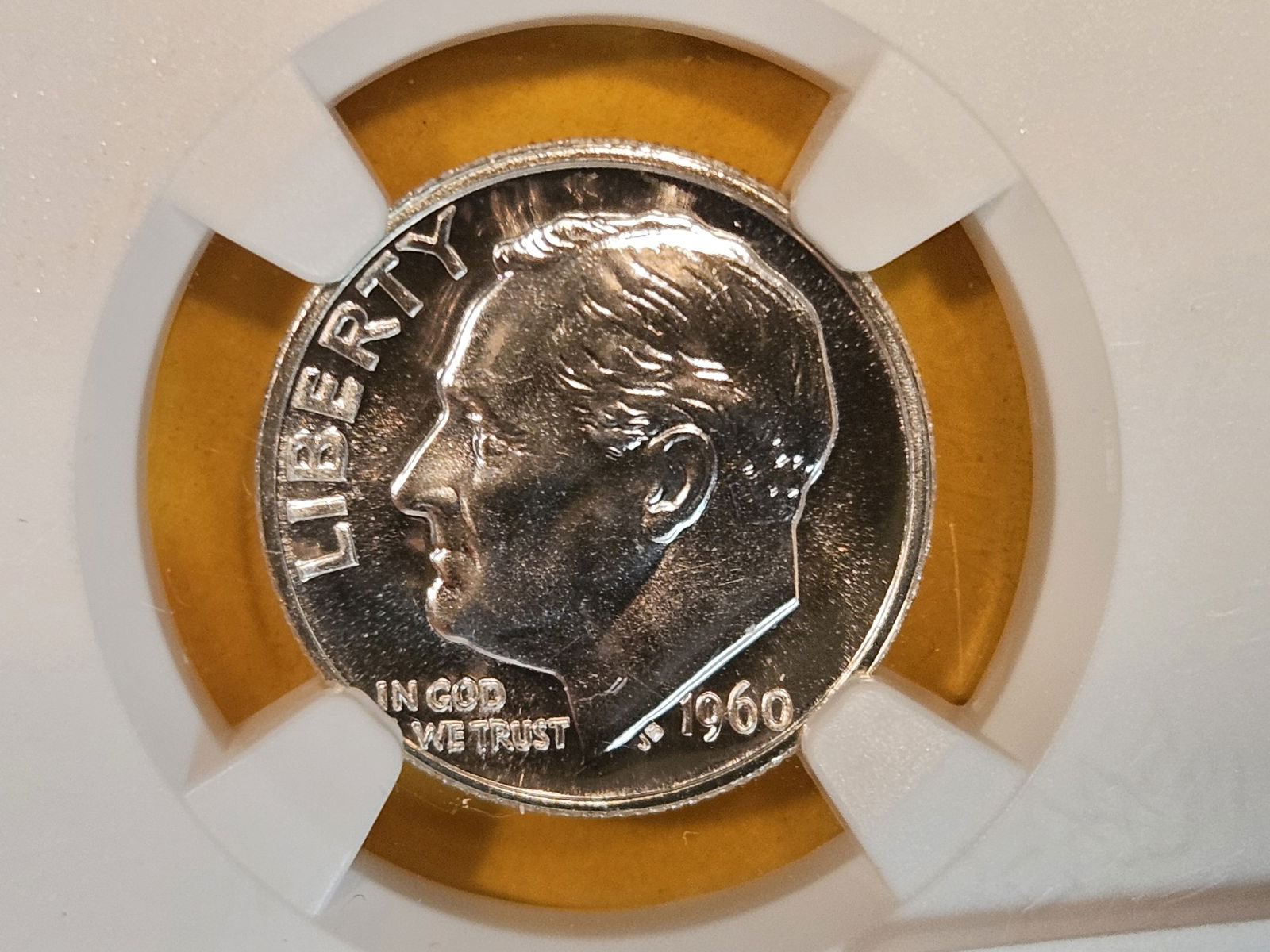 SUPERB GEM! NGC 1960 Roosevelt Dime in Proof 68 (1 of 4)