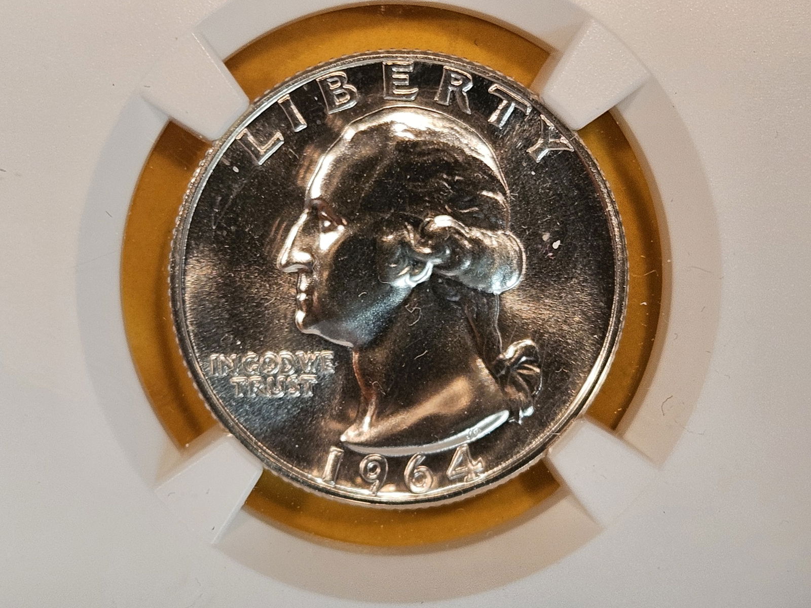 SUPERB GEM! NGC 1964 Washington Quarter in Proof 68 (1 of 4)