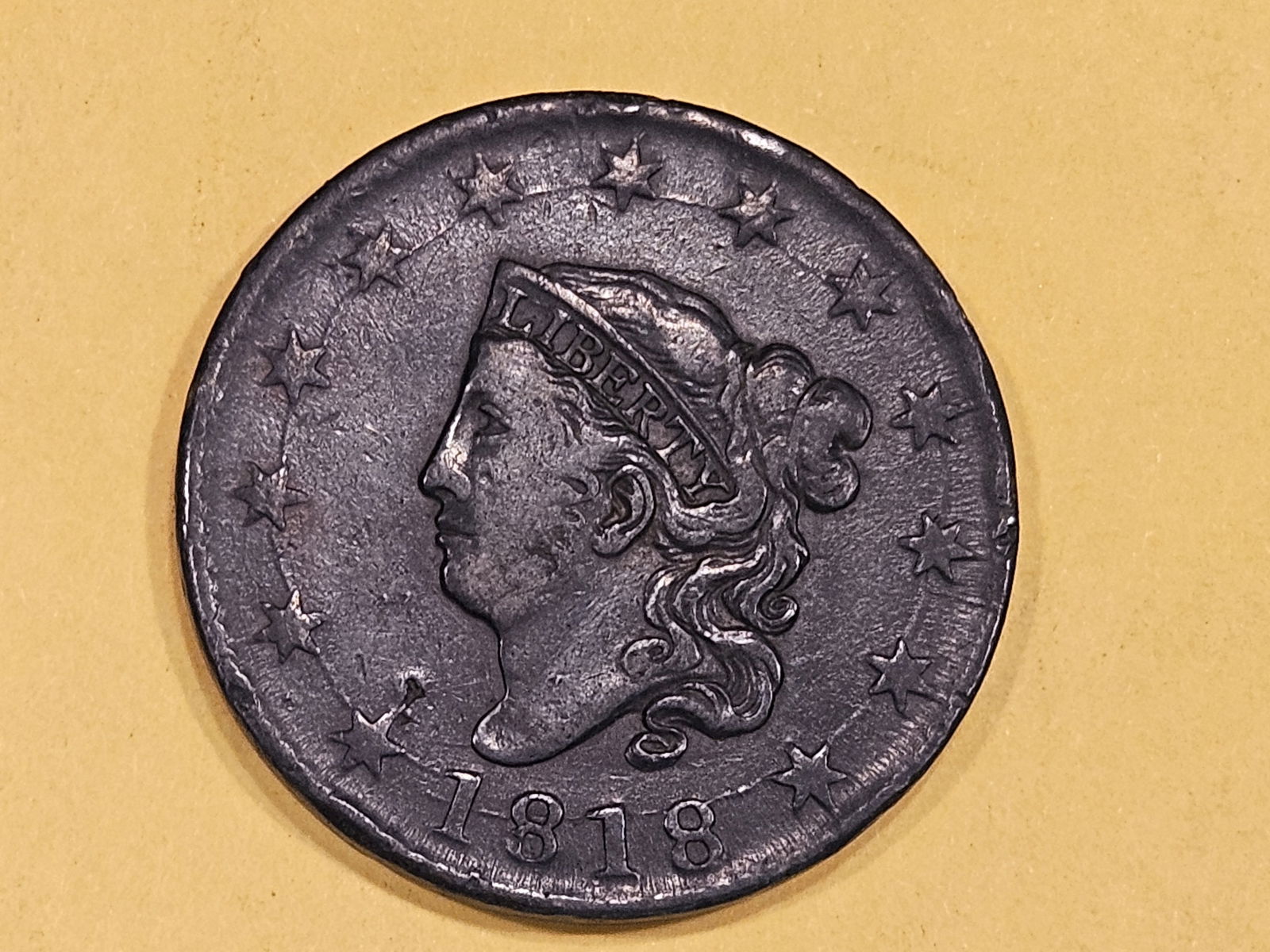 1818 Coronet Head Large Cent (1 of 6)