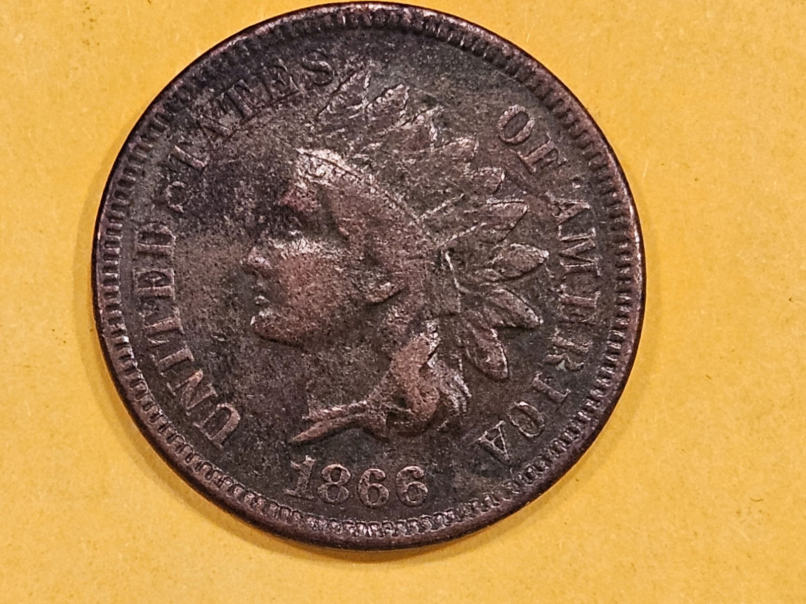 * Semi-key 1866 Indian Cent (1 of 5)