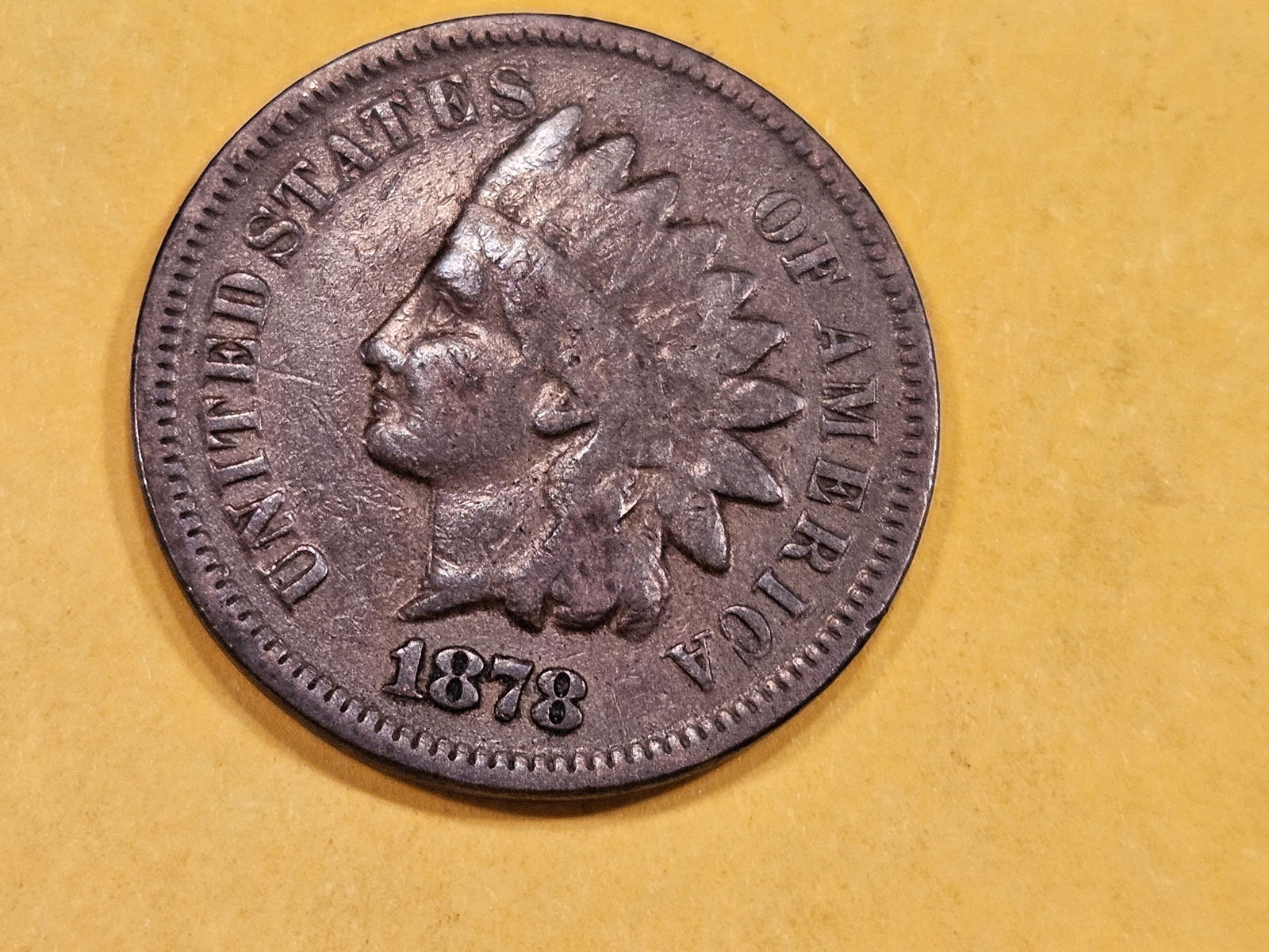Semi-Key 1878 Indian Cent (1 of 3)