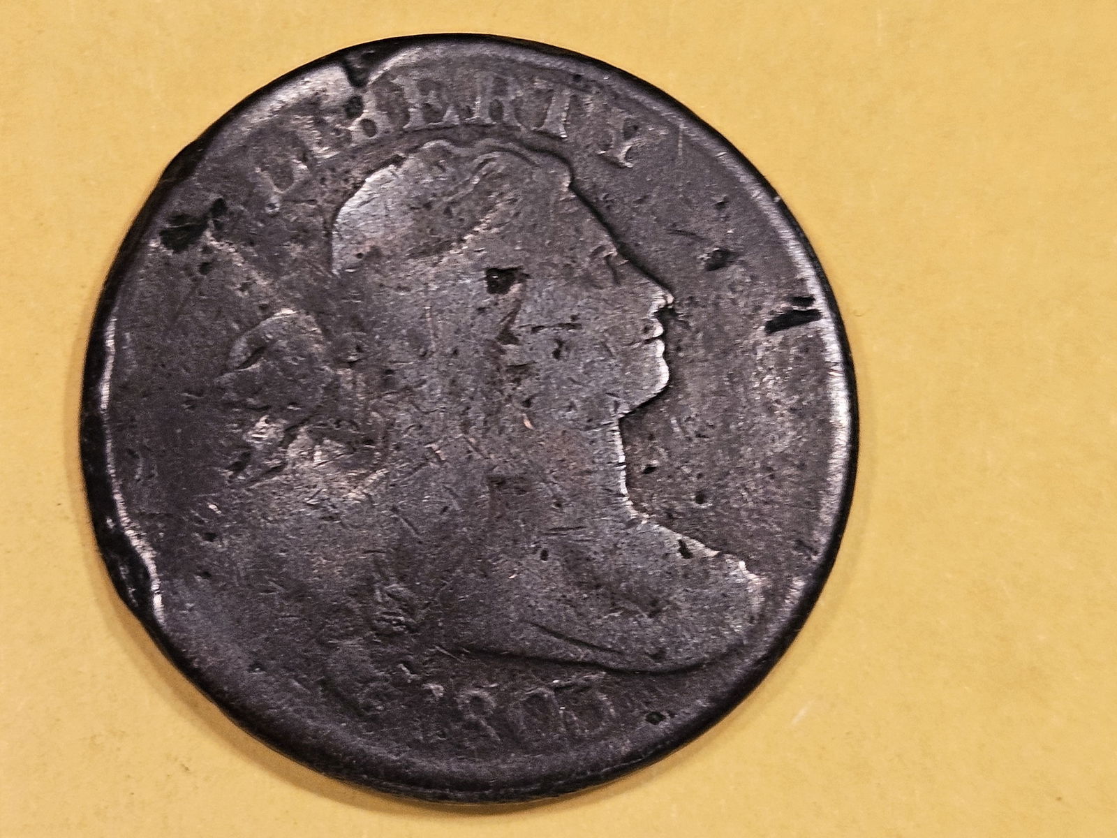 1803 Draped Bust Large Cent (1 of 2)
