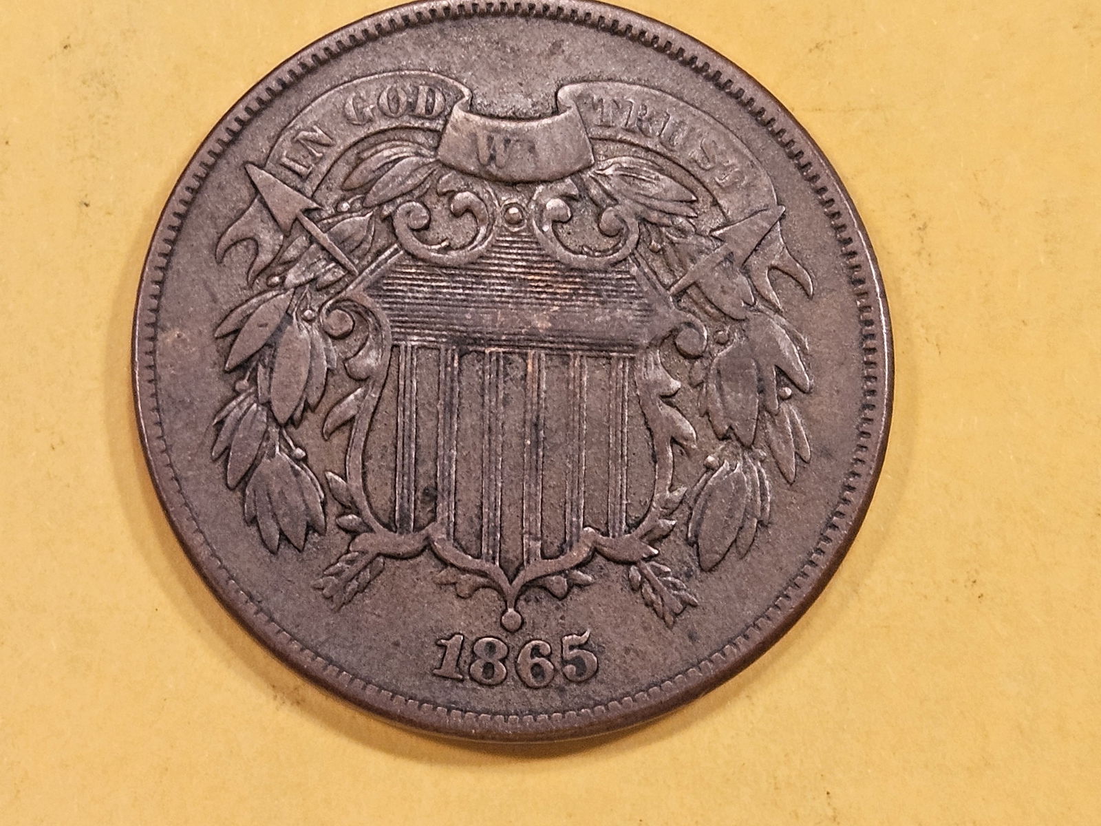 1865 Two Cent Piece (1 of 3)