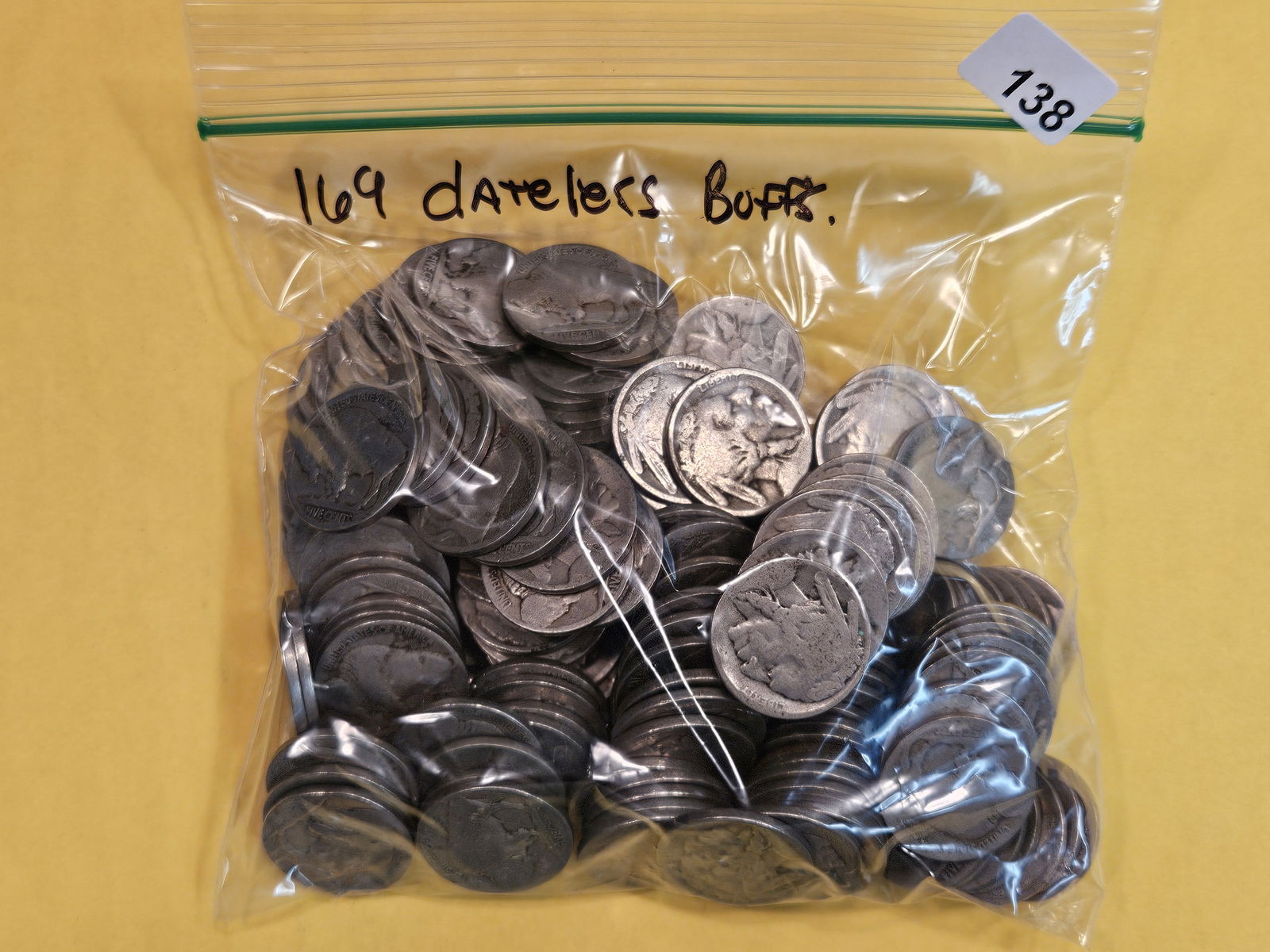 One Hundred sixty-nine Buffalo Nickels (1 of 1)