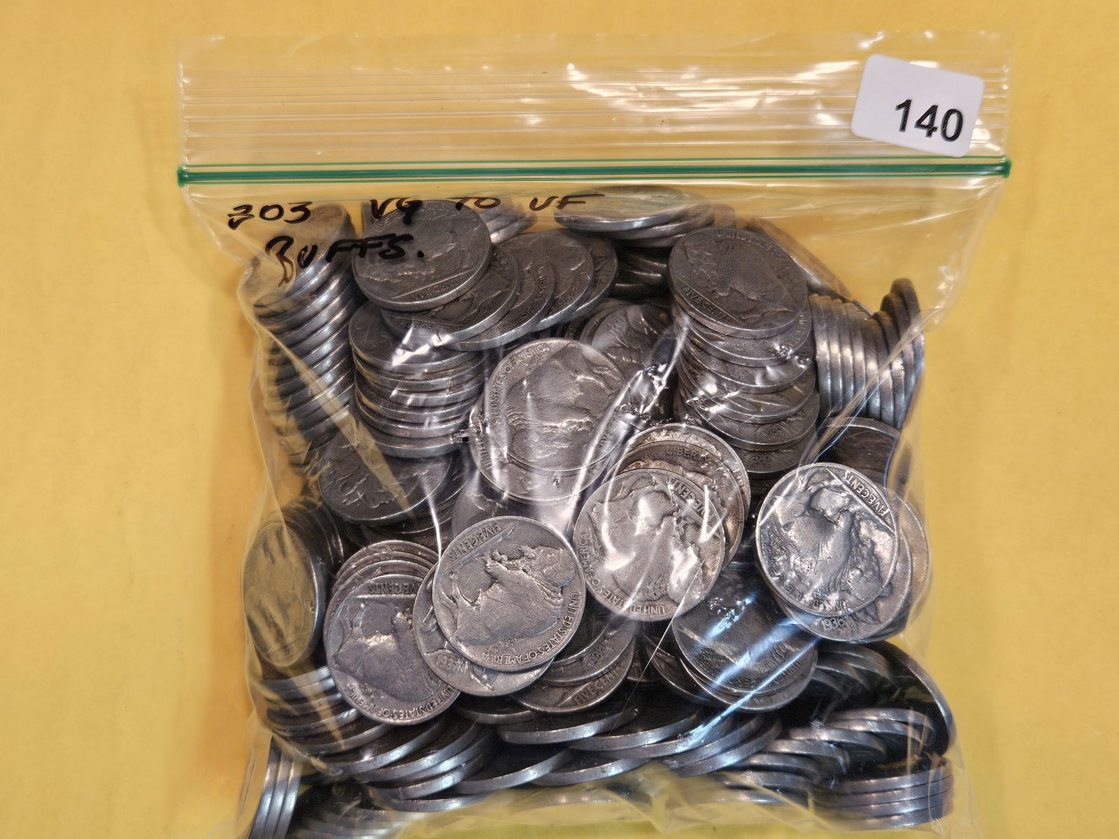 THREE HUNDRED and Three Buffalo Nickels (1 of 1)