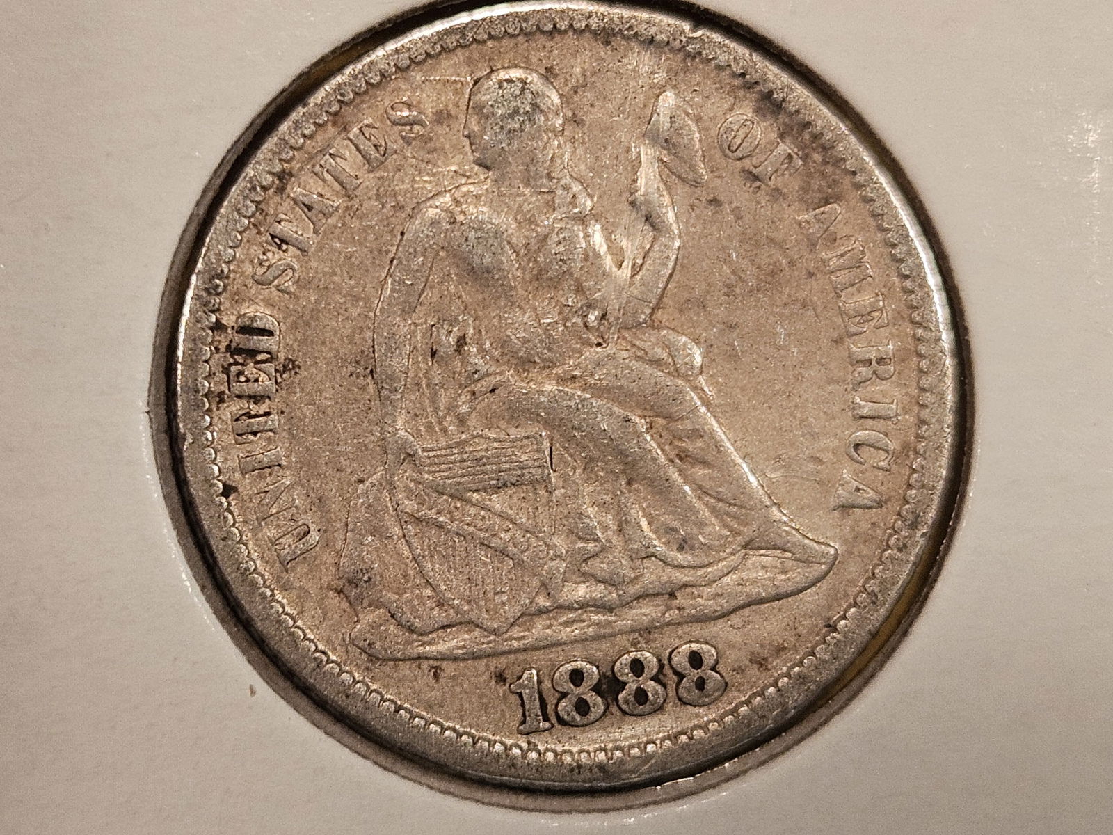 1888 Seated Liberty Dime (1 of 3)