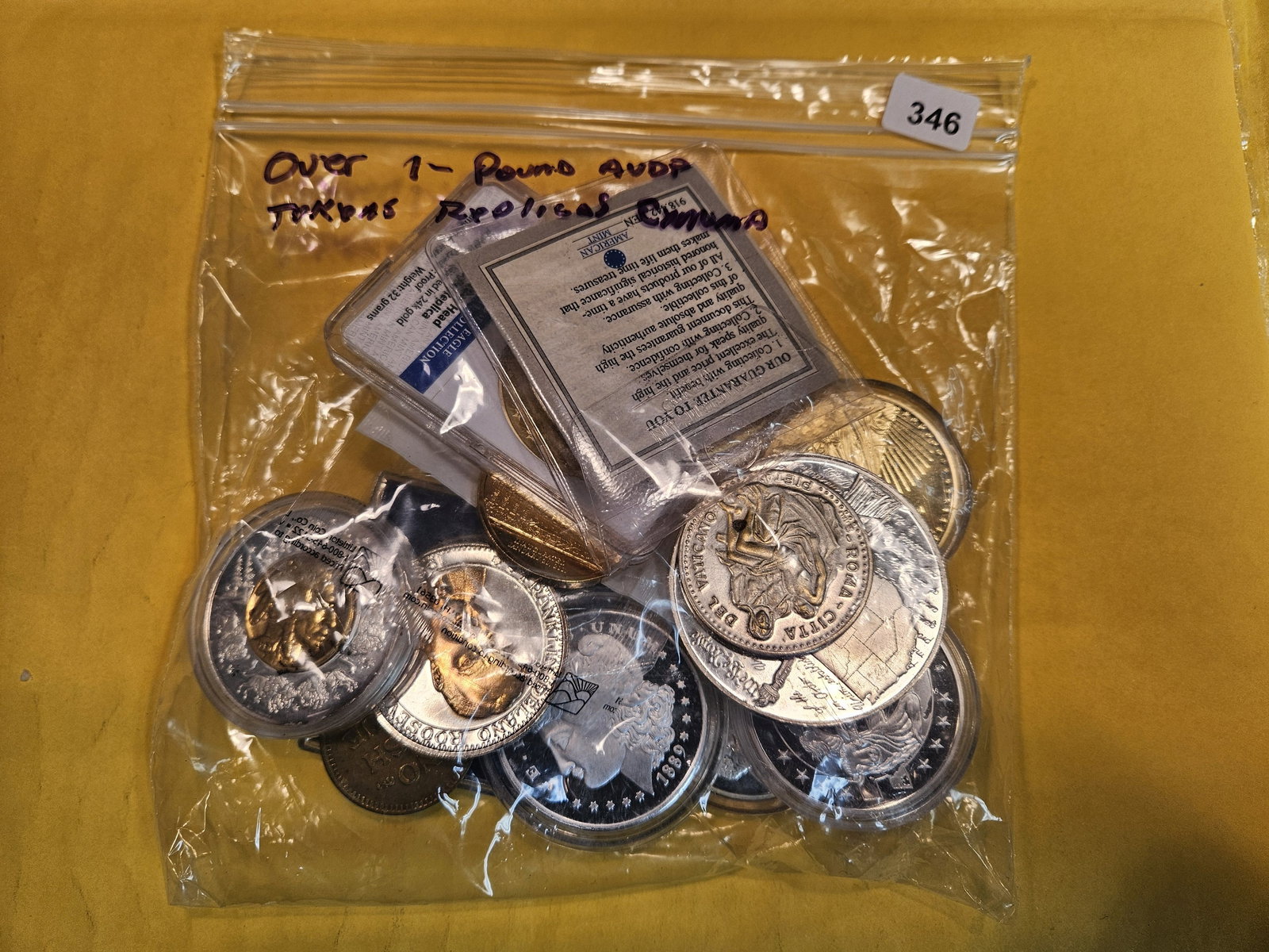 OVER one Pound of mixed EXONUMIA (1 of 2)