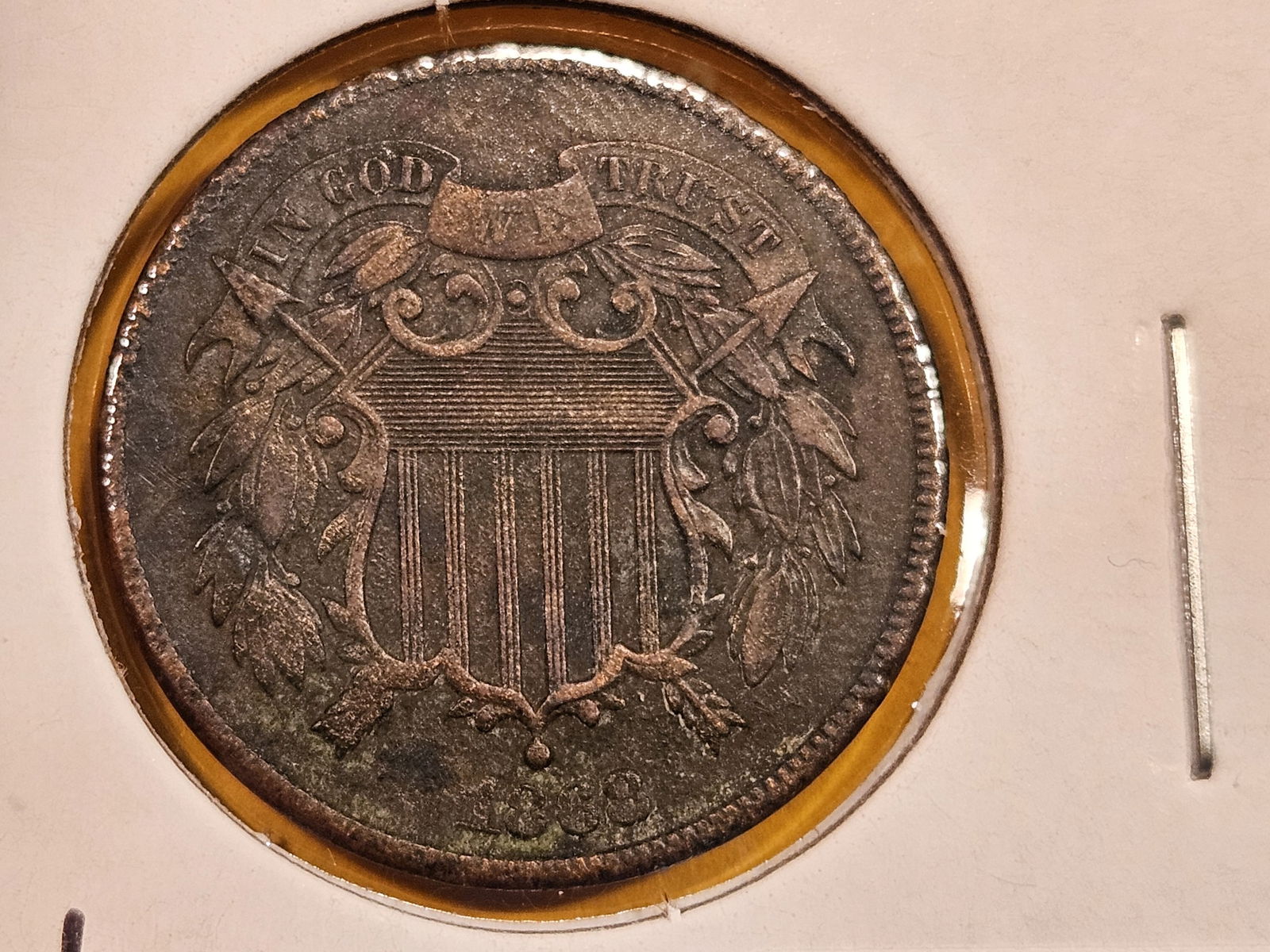 1868 Two Cent piece (1 of 3)