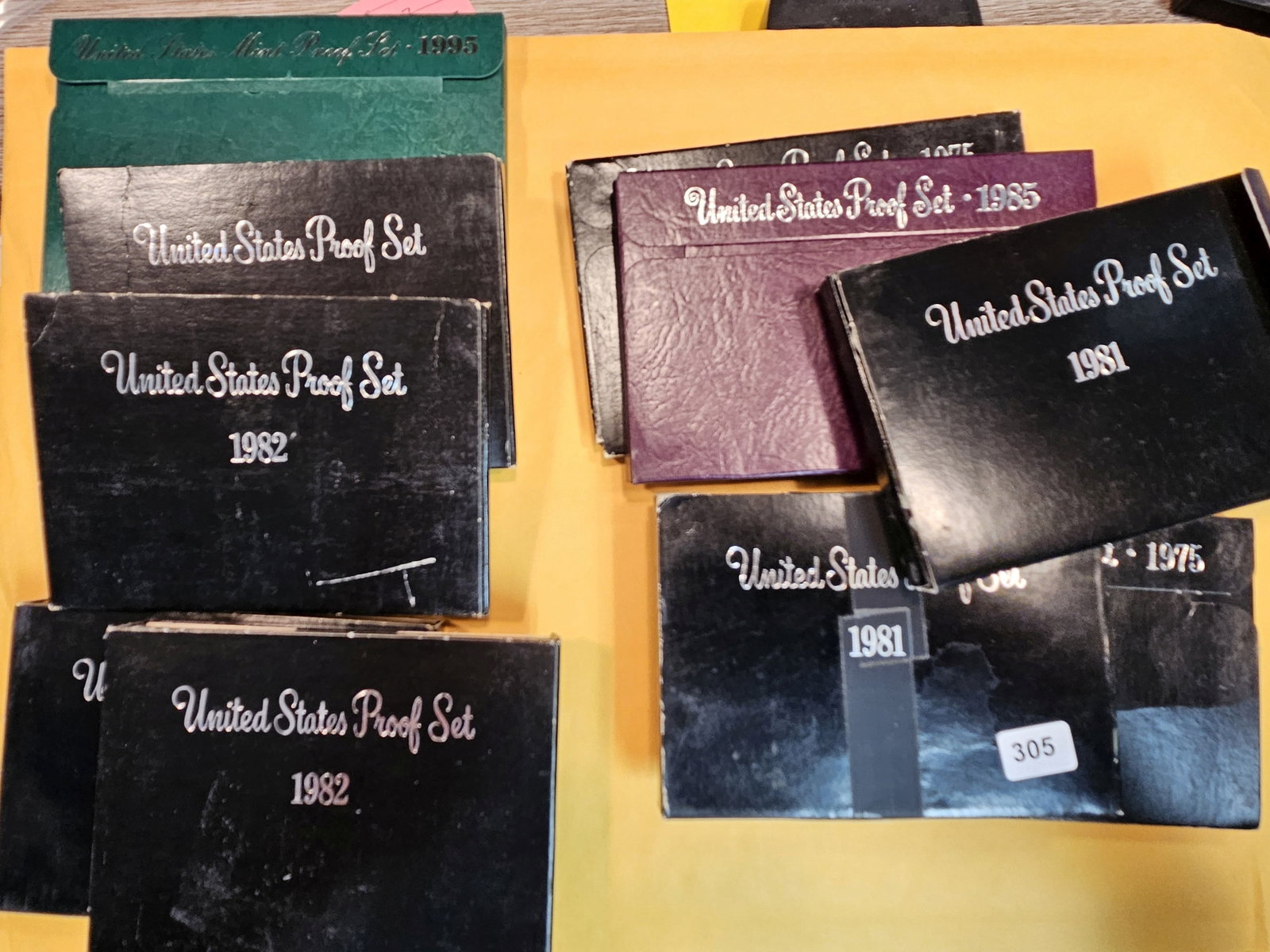 TEN Mixed US Proof Sets (1 of 1)