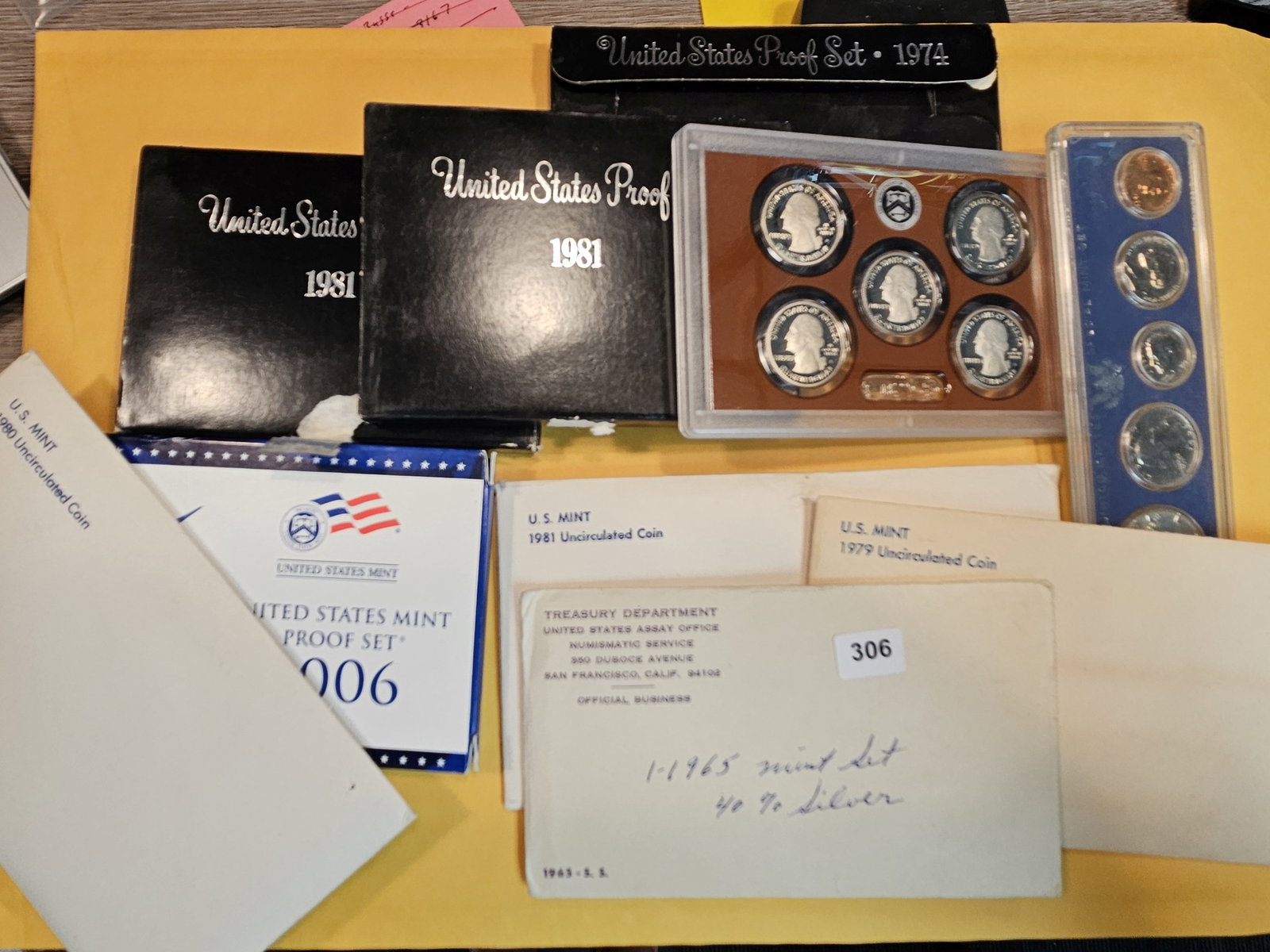 TEN Mixed US Proof and Mint Sets (1 of 1)