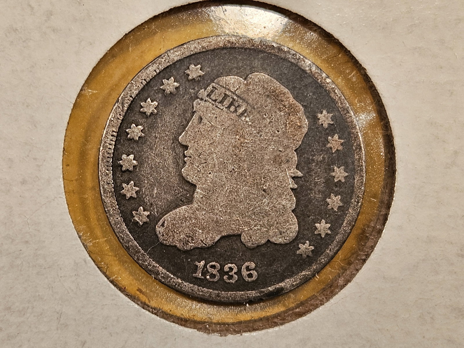 1836 Capped Bust Half-Dime (1 of 3)