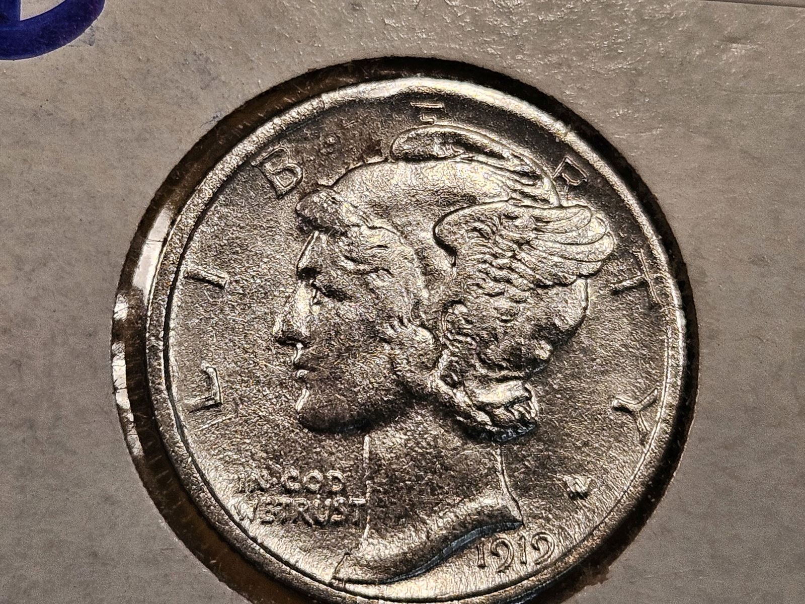 1919-D Mercury Dime (1 of 3)
