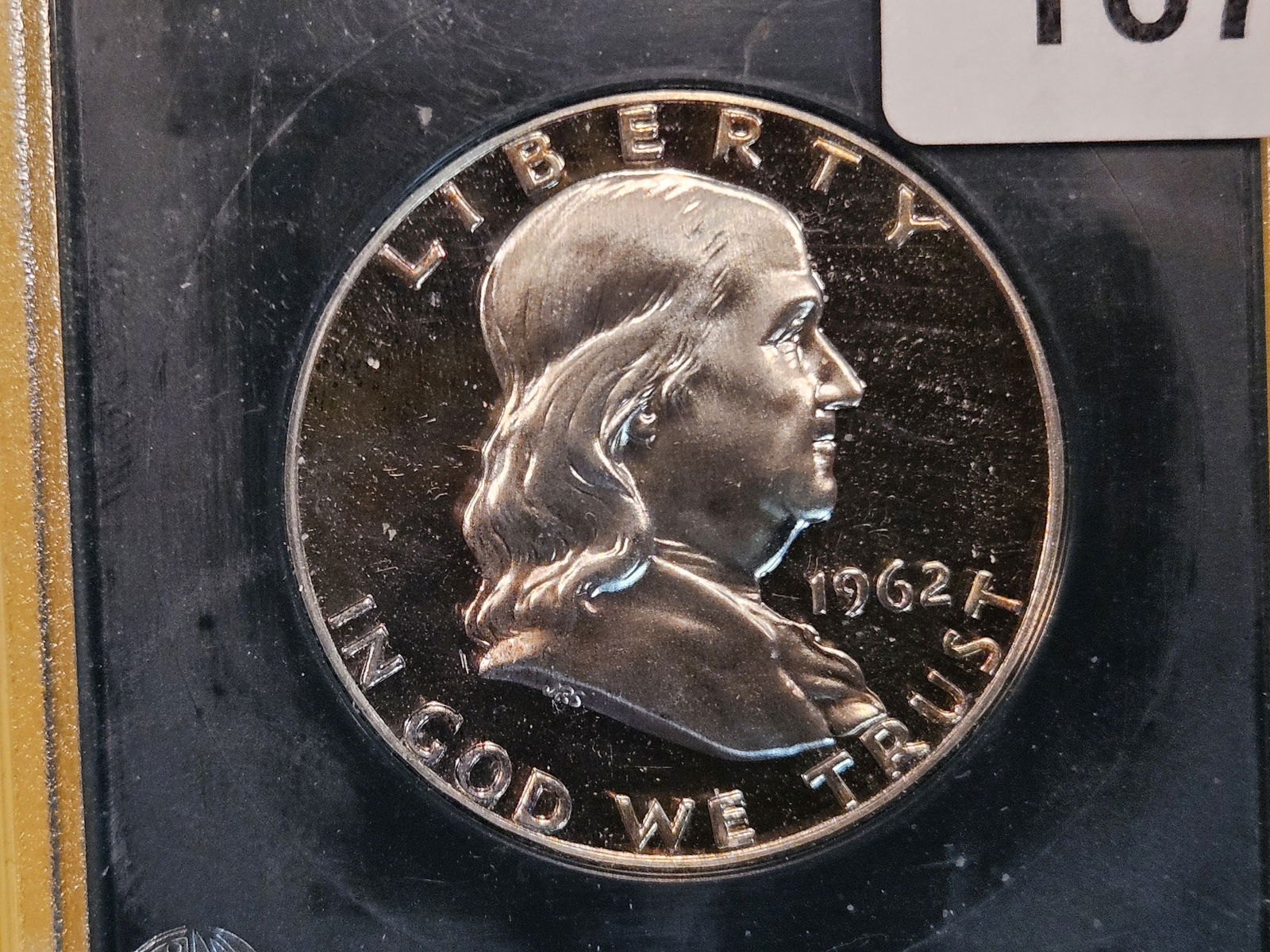 GEM Proof Cameo 1962 Franklin Half Dollar (1 of 3)