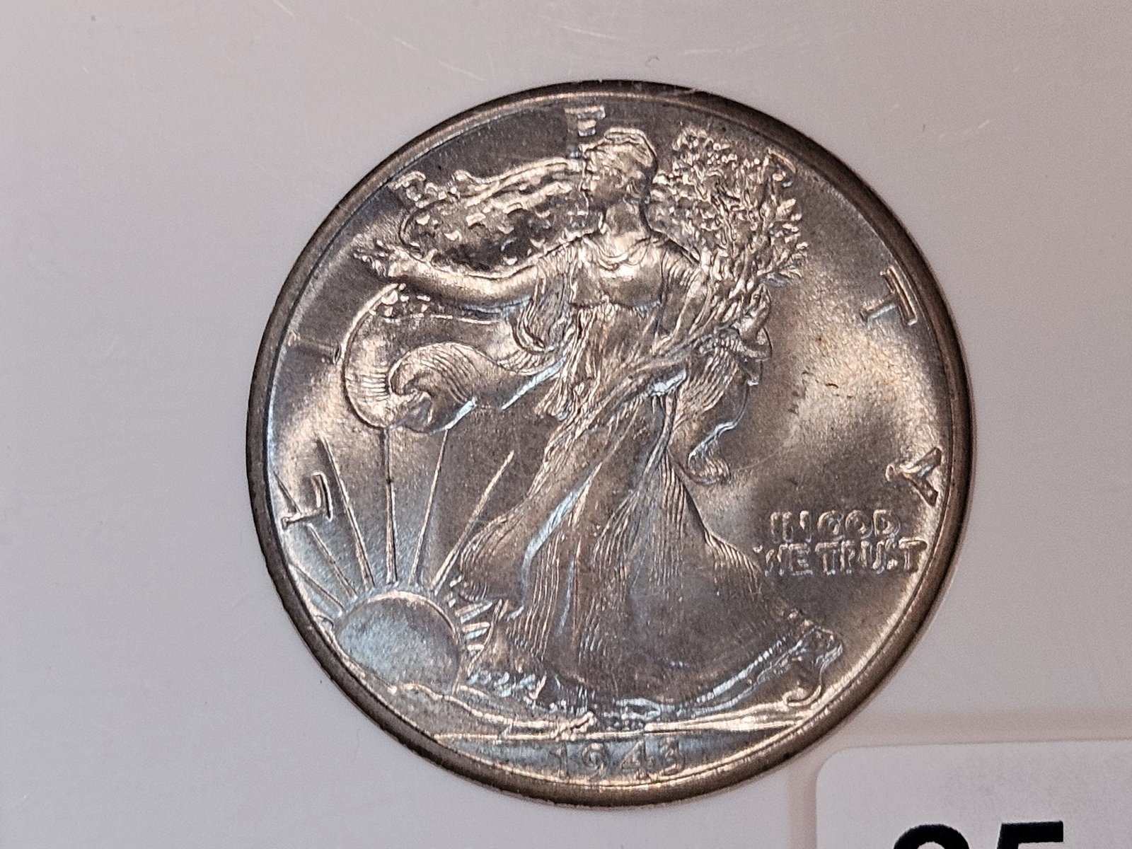 GEM! NGC 1943 Walking Liberty Half Dollar in Mint State 65 (1 of 3)