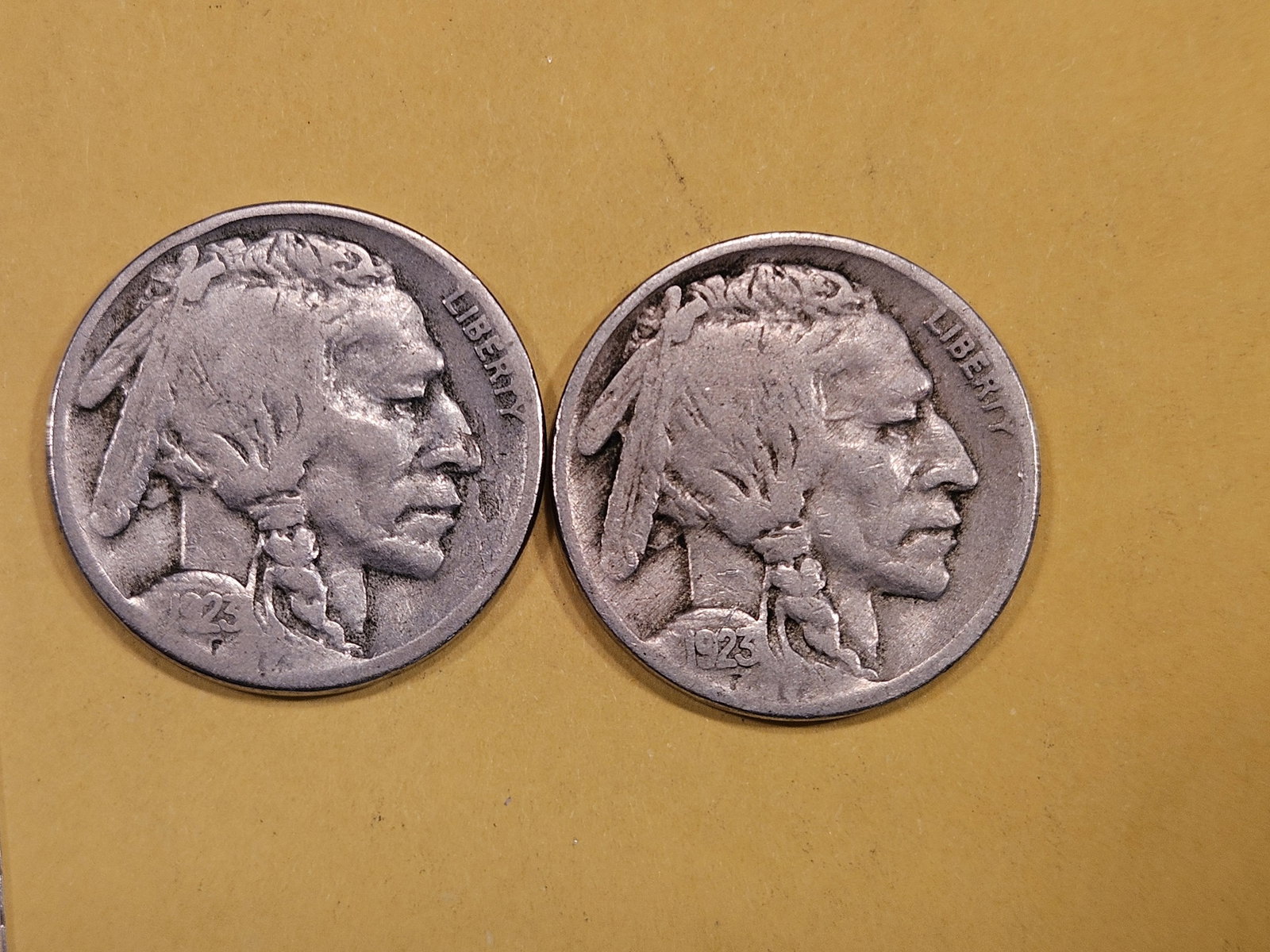 Two better 1923-S and 1923 Buffalo Nickels (1 of 3)