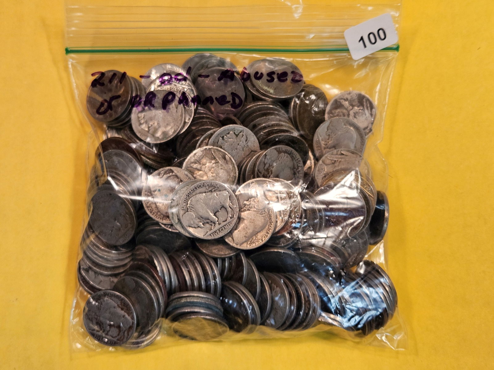 Two hundred eleven Buffalo Nickels (1 of 1)
