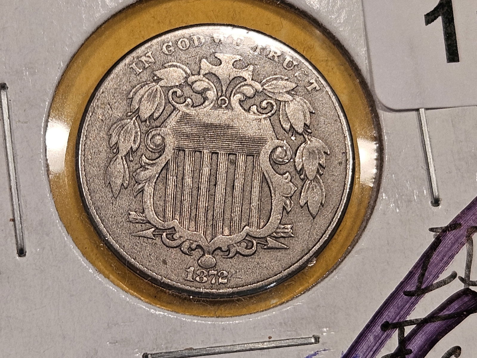 * Better Date 1872 Shield Nickel (1 of 3)