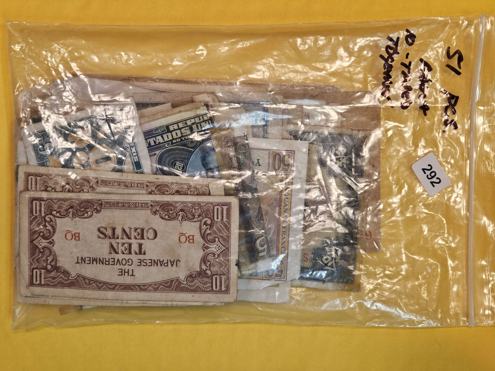 Fifty-One pieces of mixed World Currency (1 of 2)