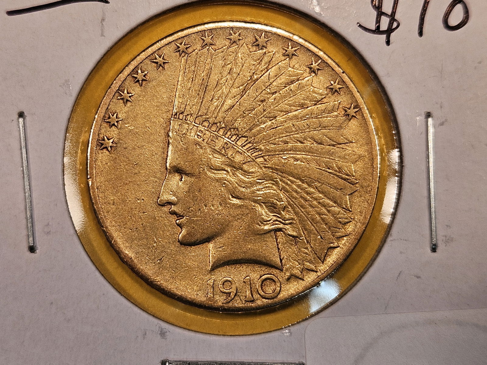 GOLD! 1910-D Indian Style Gold Ten Dollars (1 of 4)