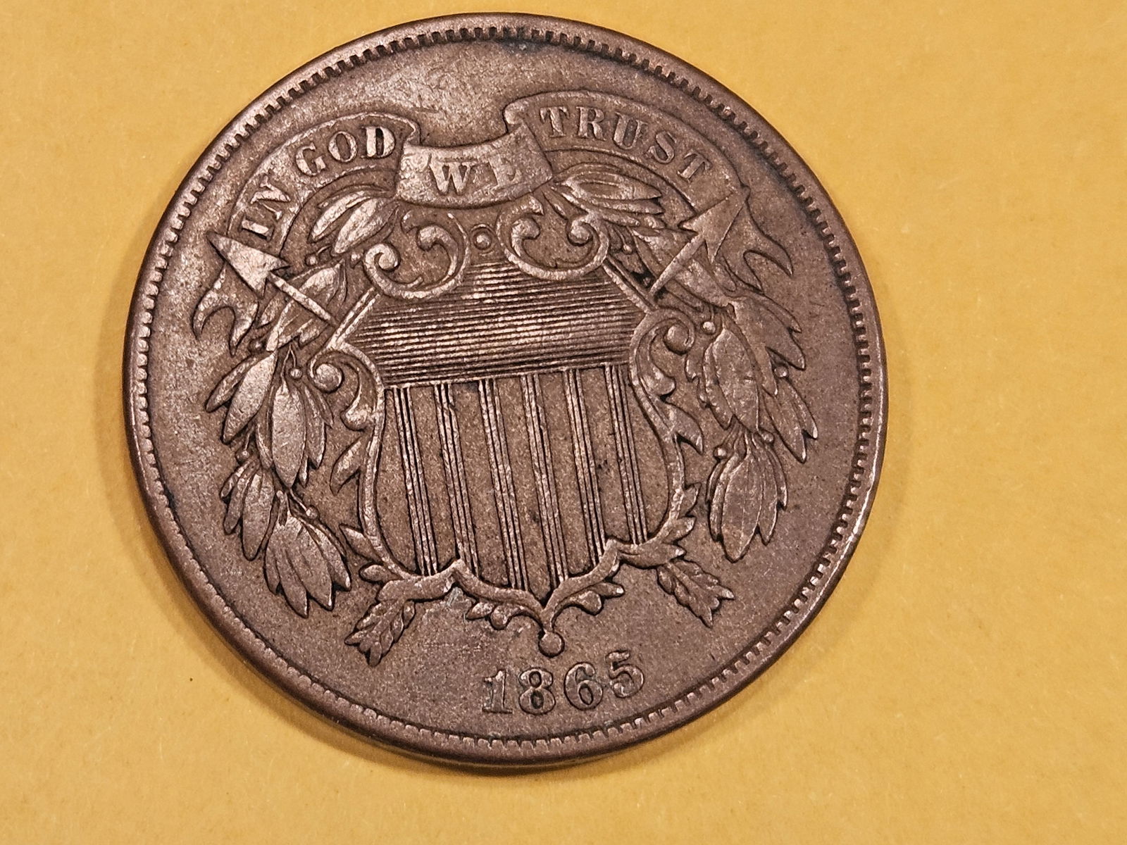1865 Two Cent Piece (1 of 3)