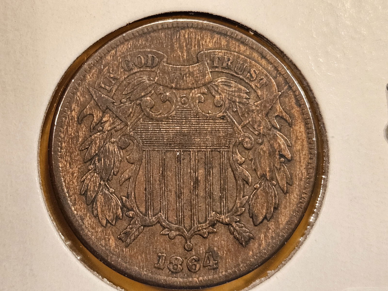 1864 Two Cent piece (1 of 6)