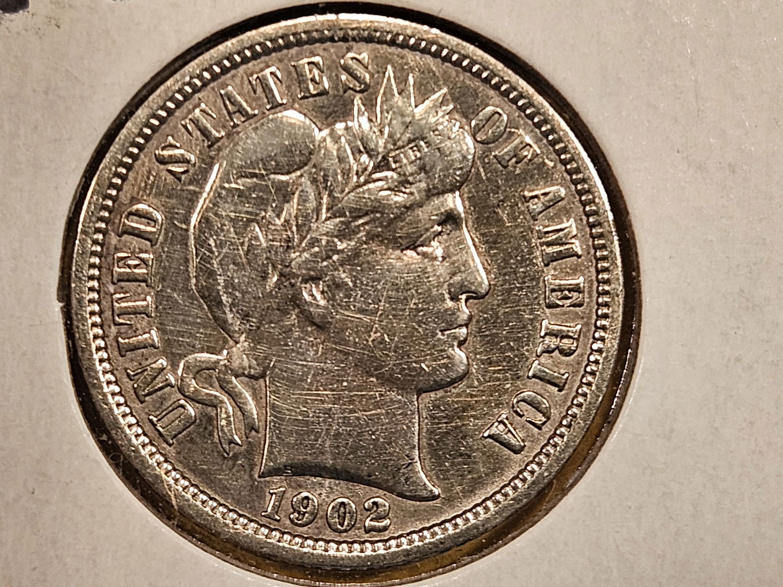 1902-O Barber Dime (1 of 3)