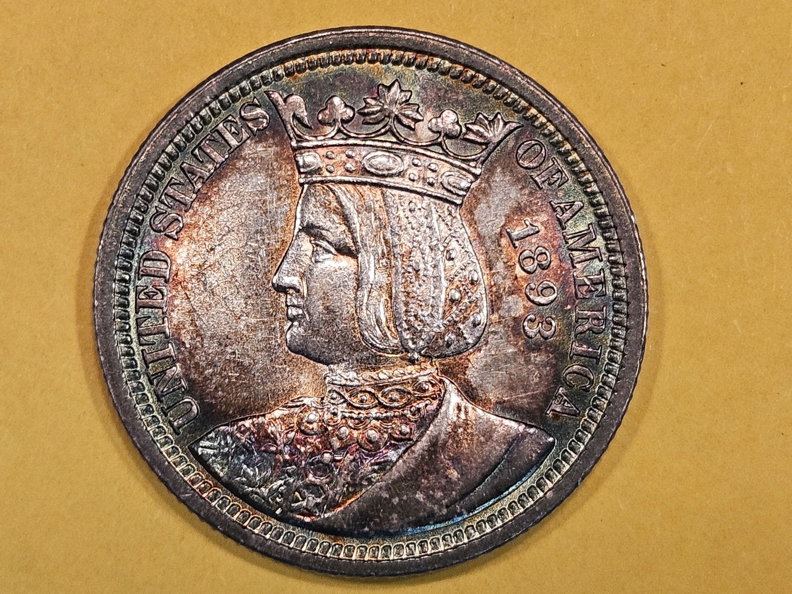 ** HIGHLIGHT ** AMAZING 1893 Isabella Quarter in Choice Brilliant Uncirculated (1 of 16)