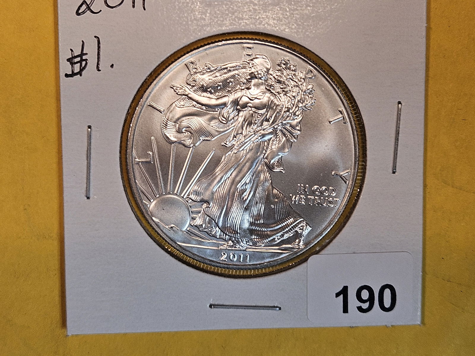 GEM Brilliant Uncirculated 2011 American Silver Eagle (1 of 2)
