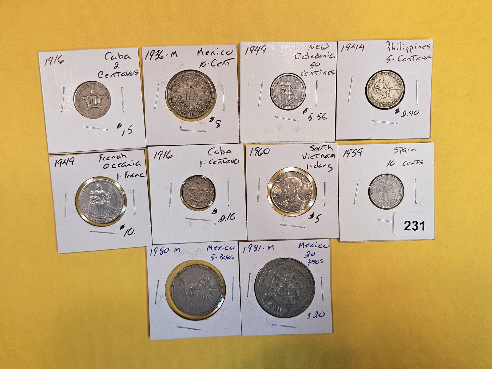 Ten mixed World Coins (1 of 6)