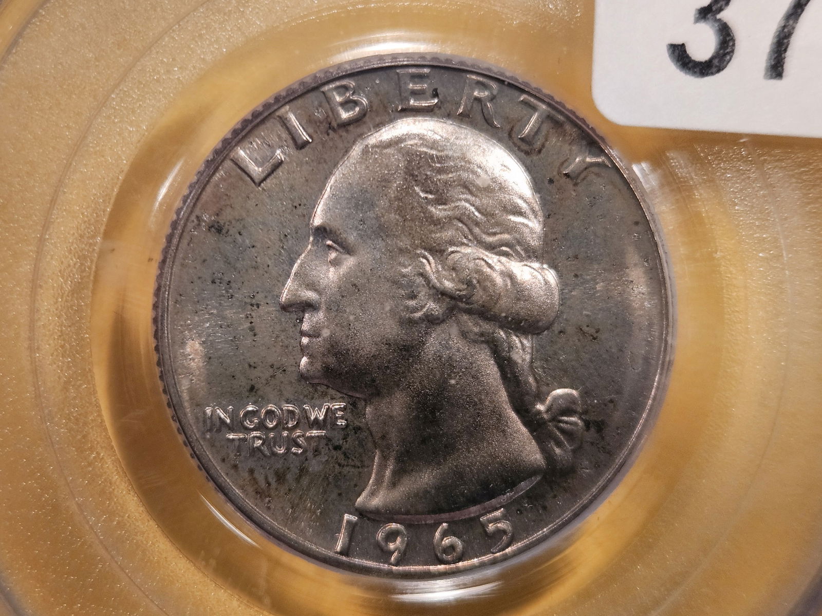 GEM! PCGS 1965 Special Mint Set Washington Quarter (1 of 3)