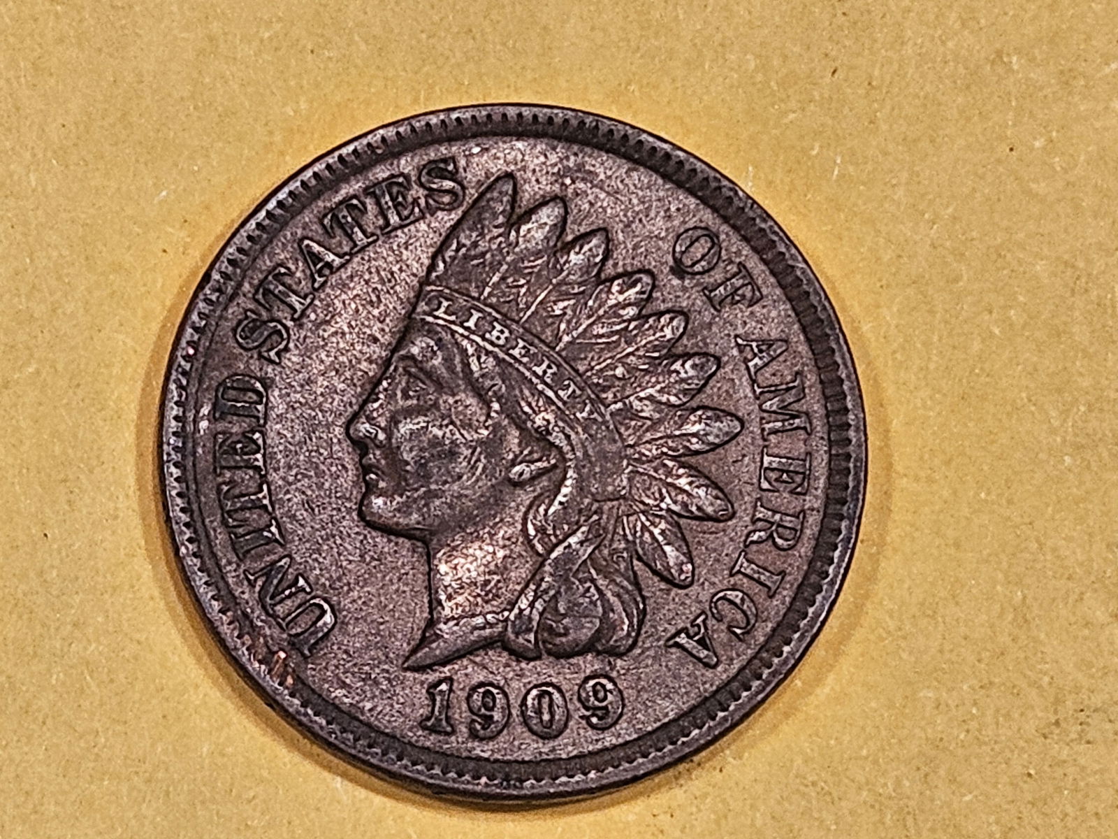 1909 Indian Cent in Extra Fine (1 of 5)