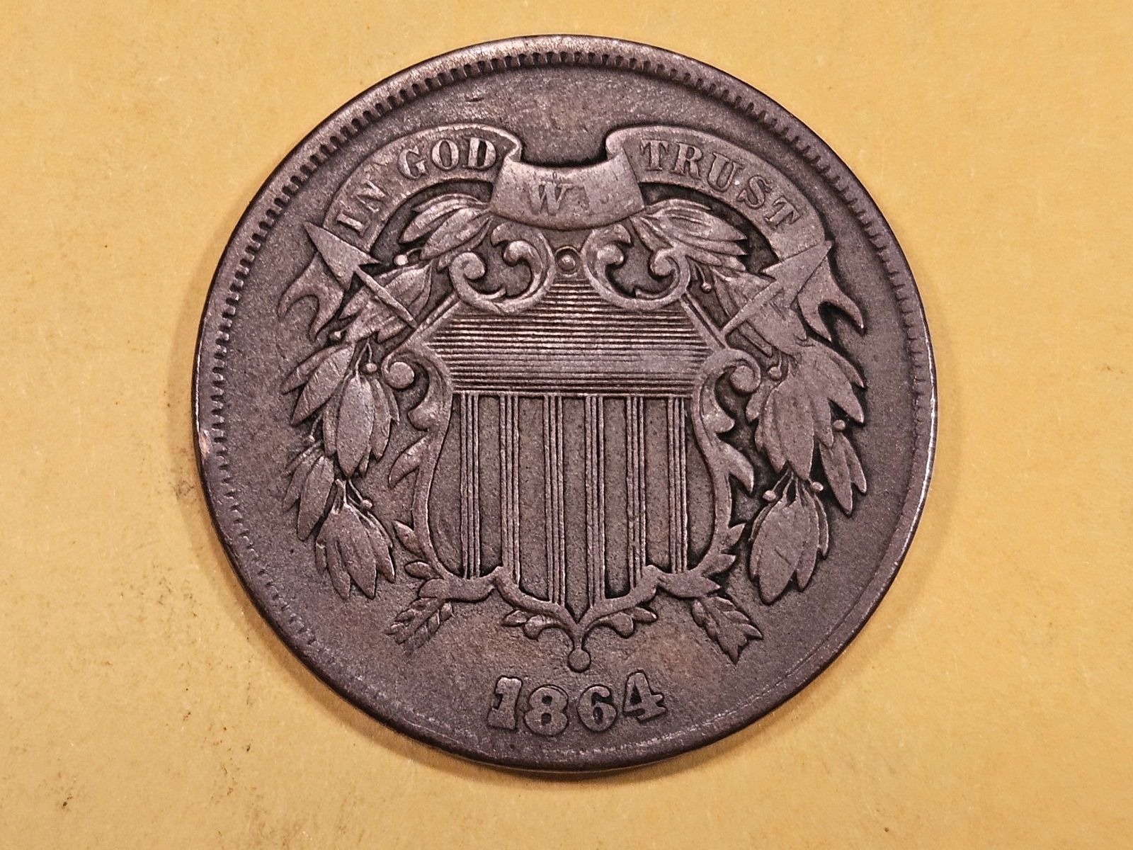 1864 Two Cent Piece (1 of 5)