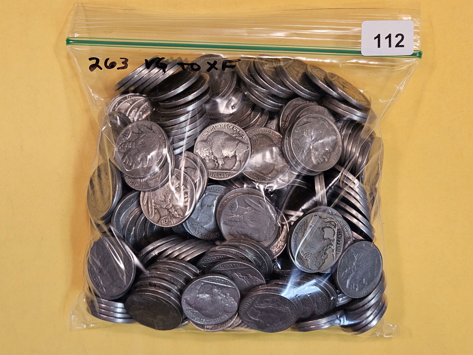 Two Hundred sixty-three Buffalo Nickels (1 of 1)