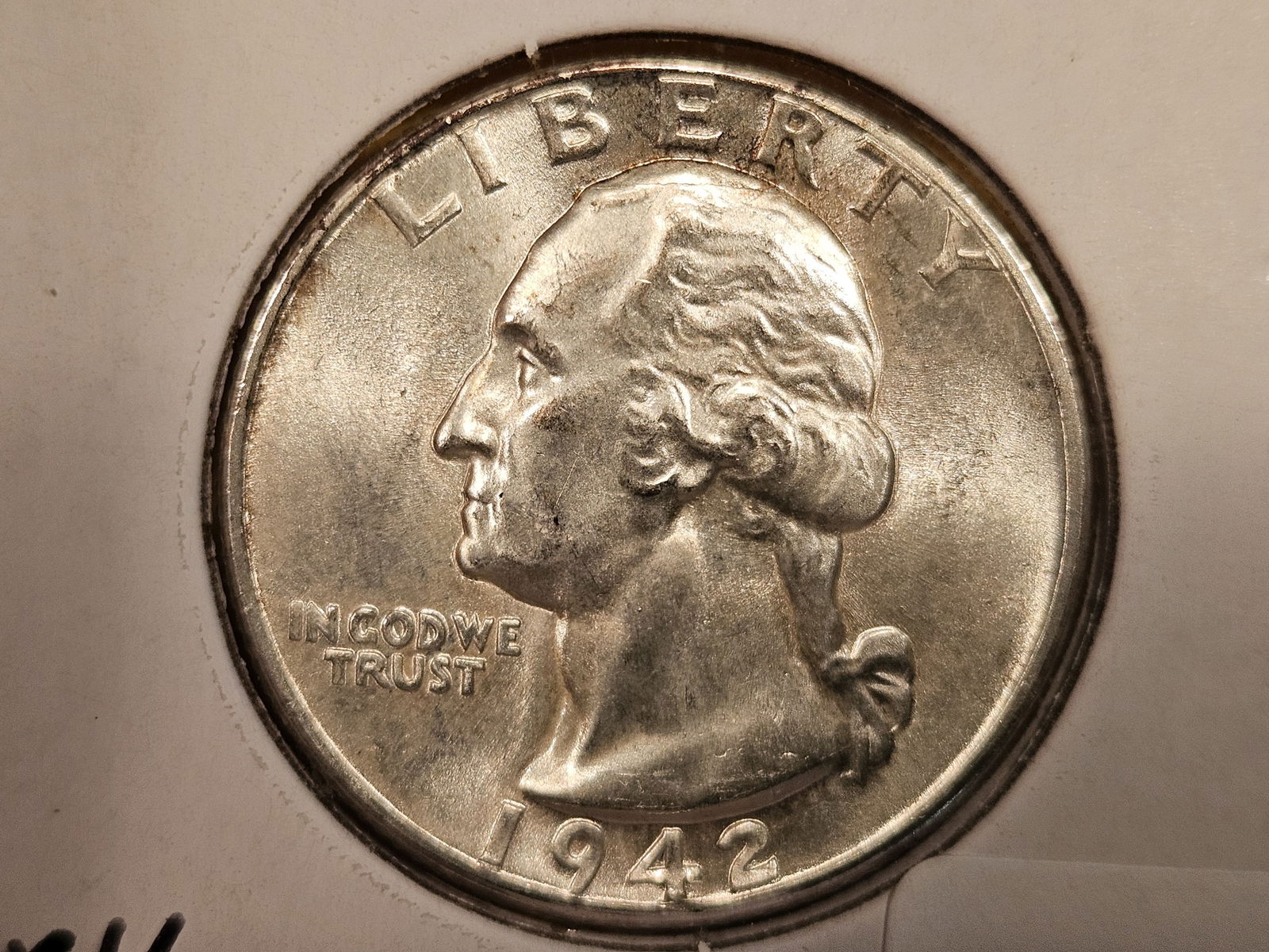 1942-D/D Washington Quarter in Very Choice Brilliant Uncirculated plus (1 of 5)