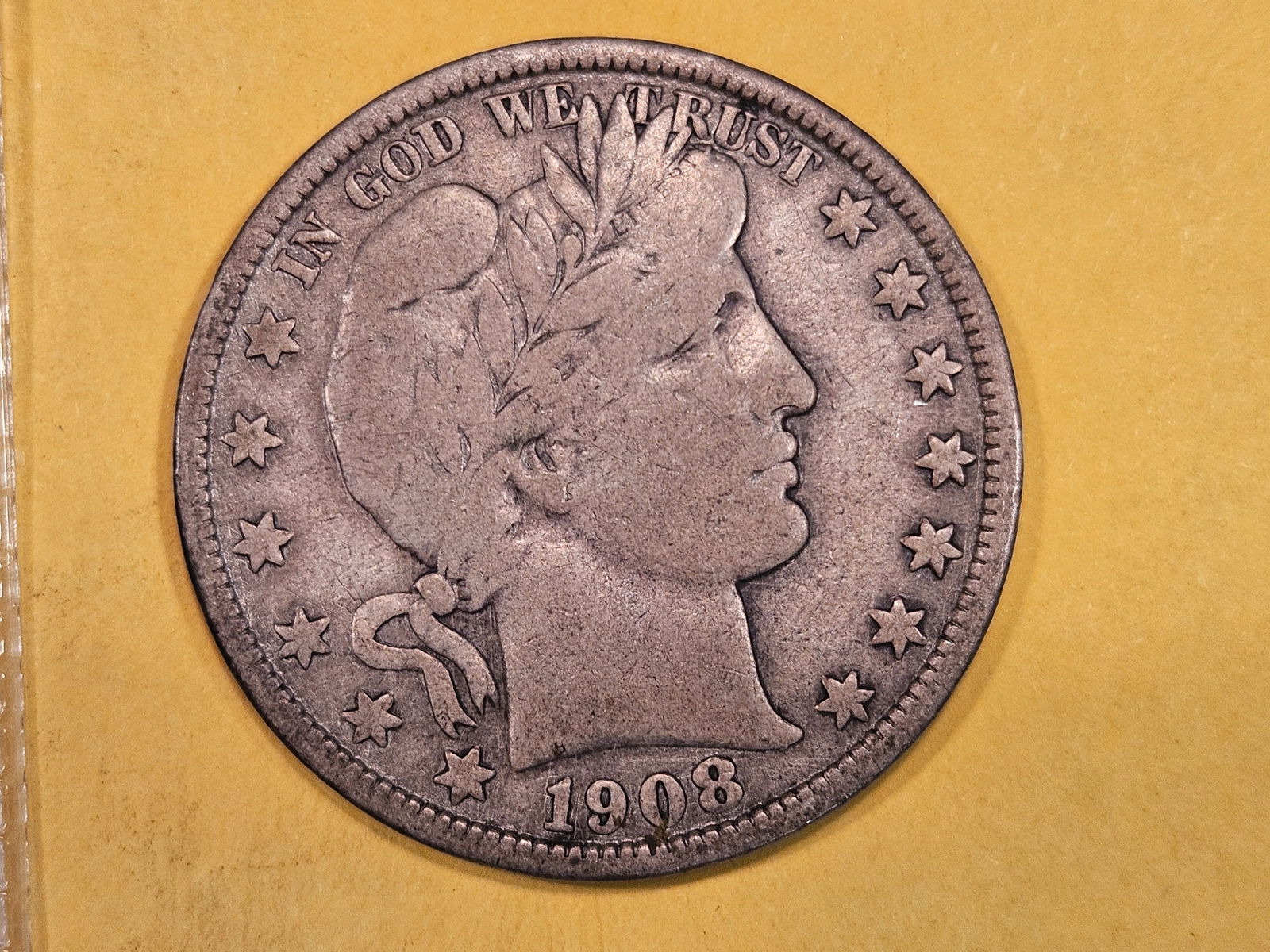 1908-O Barber Half Dollar (1 of 3)