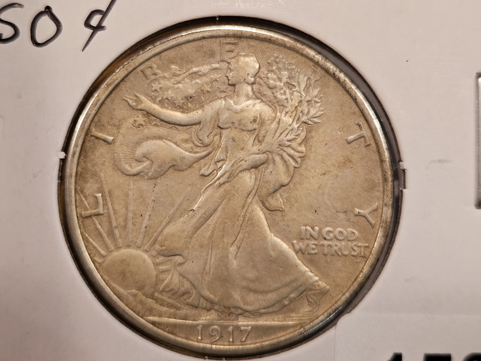 1917 Walking Liberty Half Dollar (1 of 3)