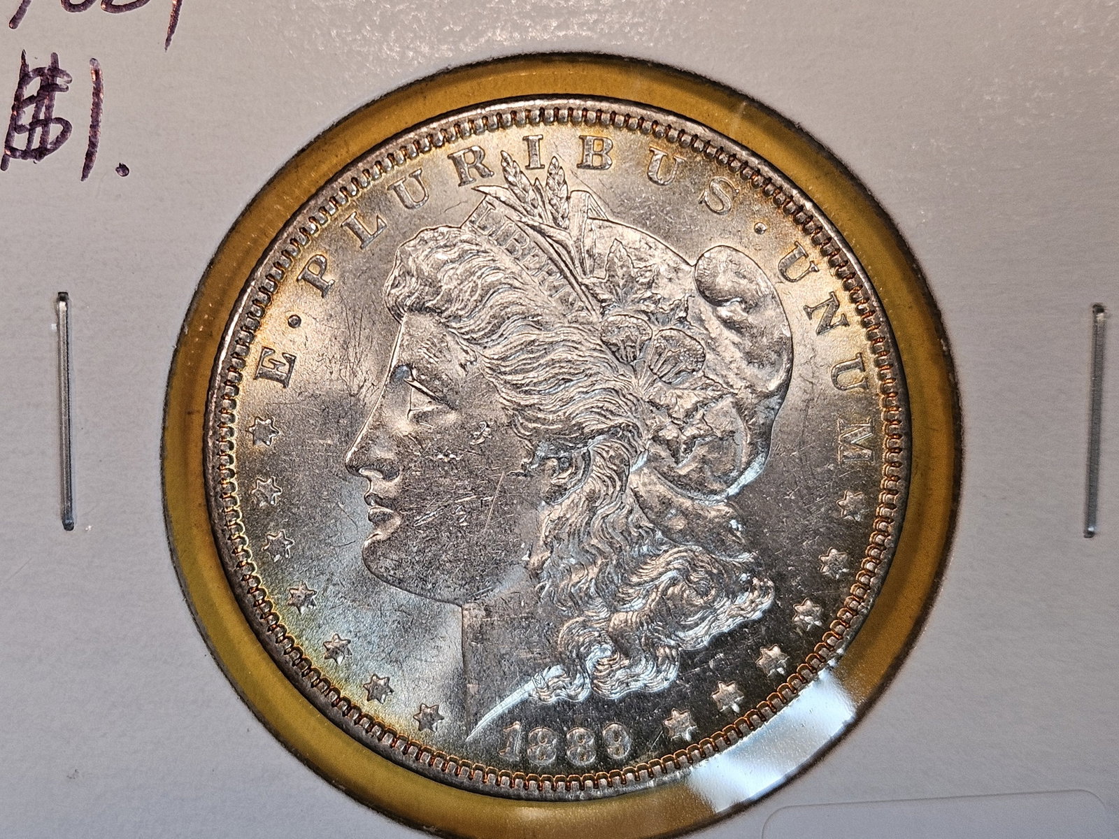 Choice Brilliant Uncirculated 1889 Morgan Dollar (1 of 4)