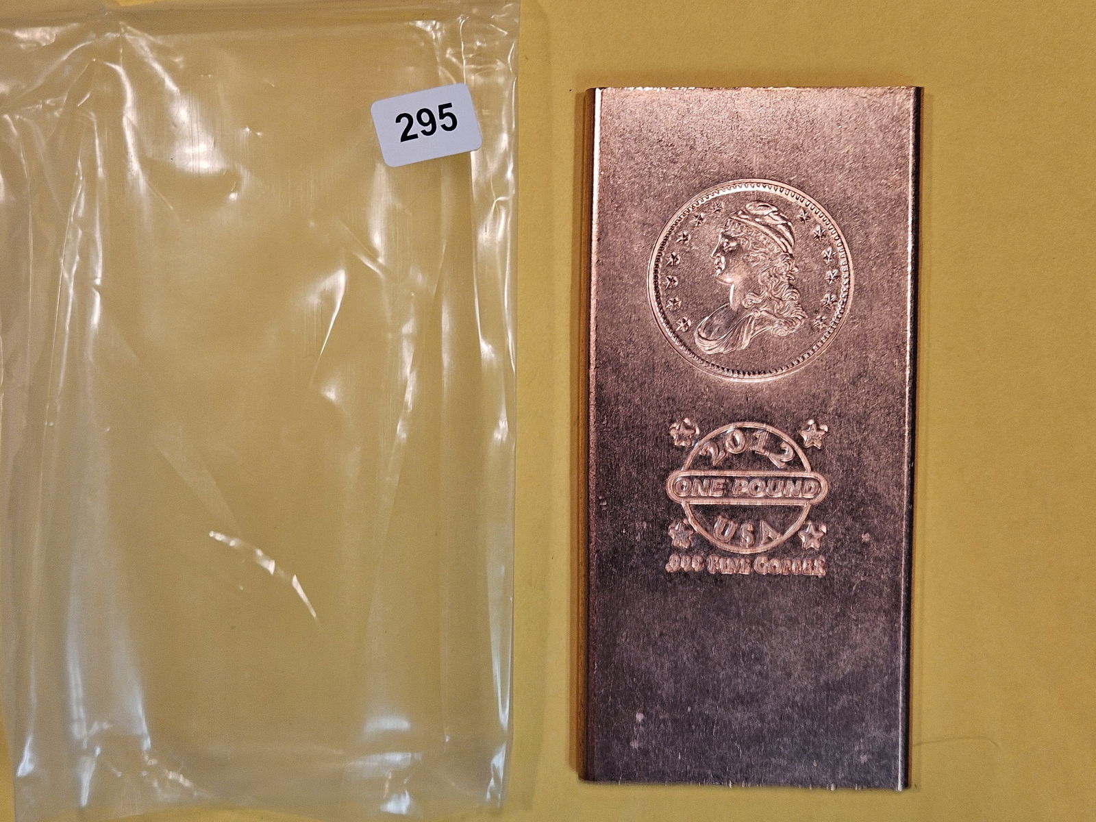 ONE Pound .999 fine copper bar (1 of 1)