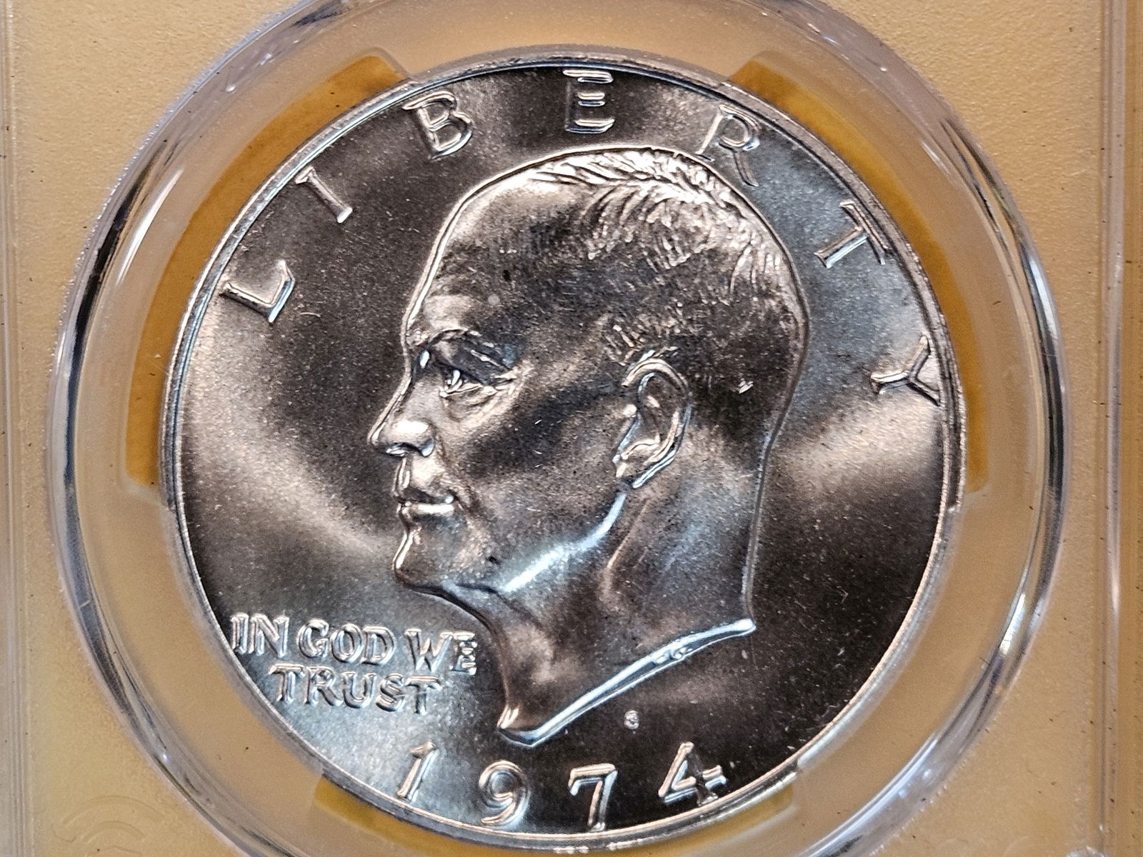 Superb Gem! PCGS 1974-S Silver Eisenhower Dollar (1 of 3)
