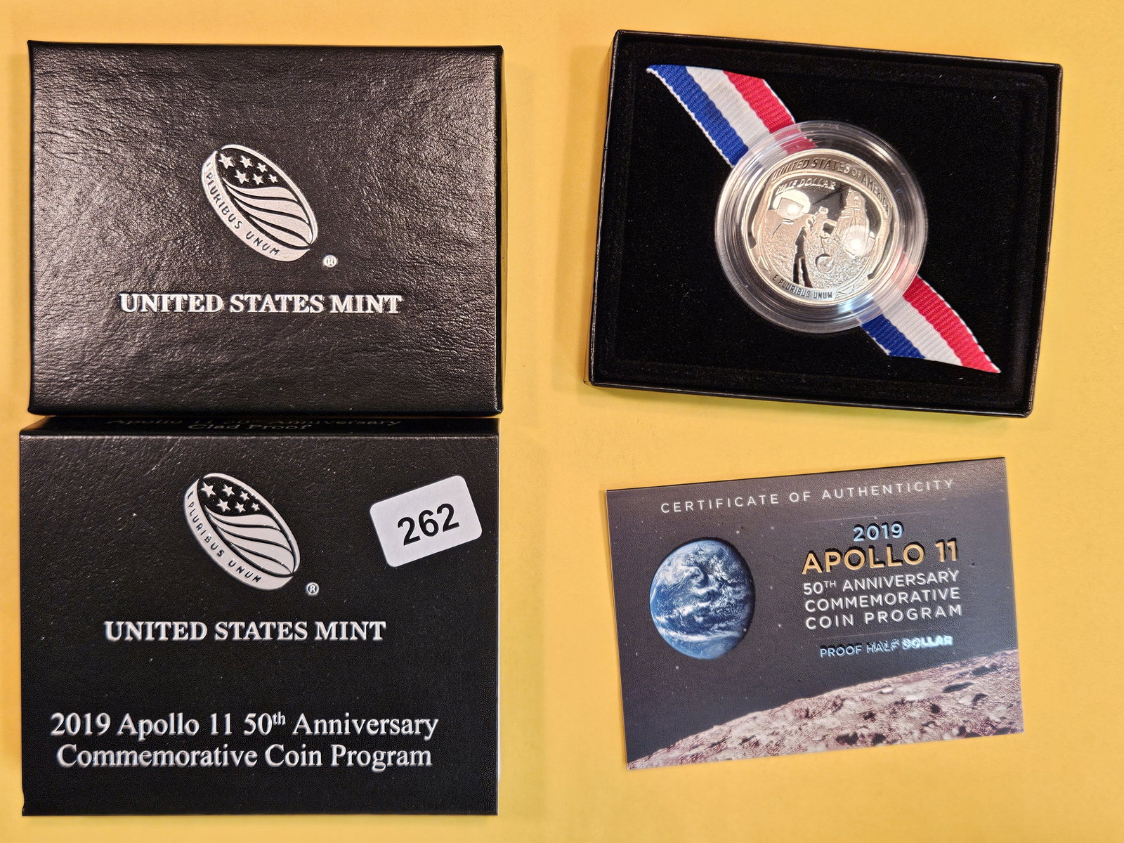 2019 APOLLO 11 50th Anniversary Proof Deep cameo Half Dollar (1 of 2)