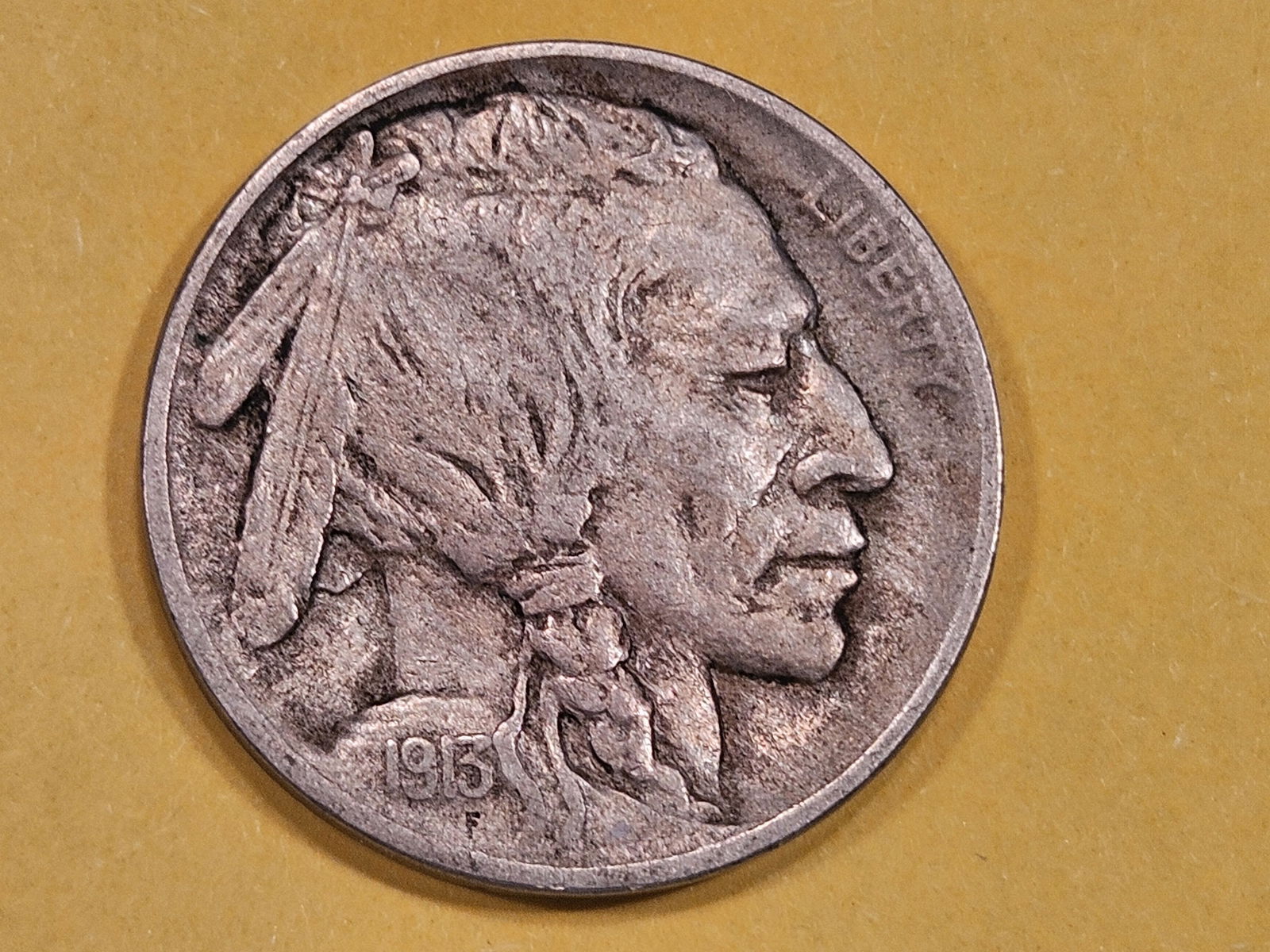 1913 Type 1 Buffalo Nickel in About Uncirculated (1 of 6)
