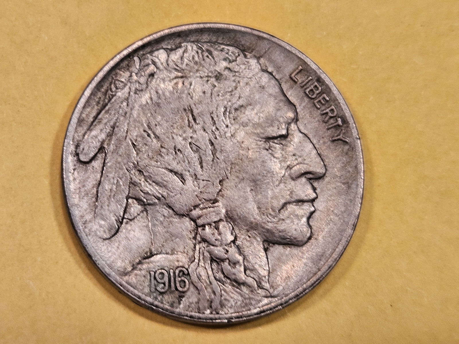 Earlier 1916 Buffalo Nickel in Extra Fine - 45 (1 of 5)