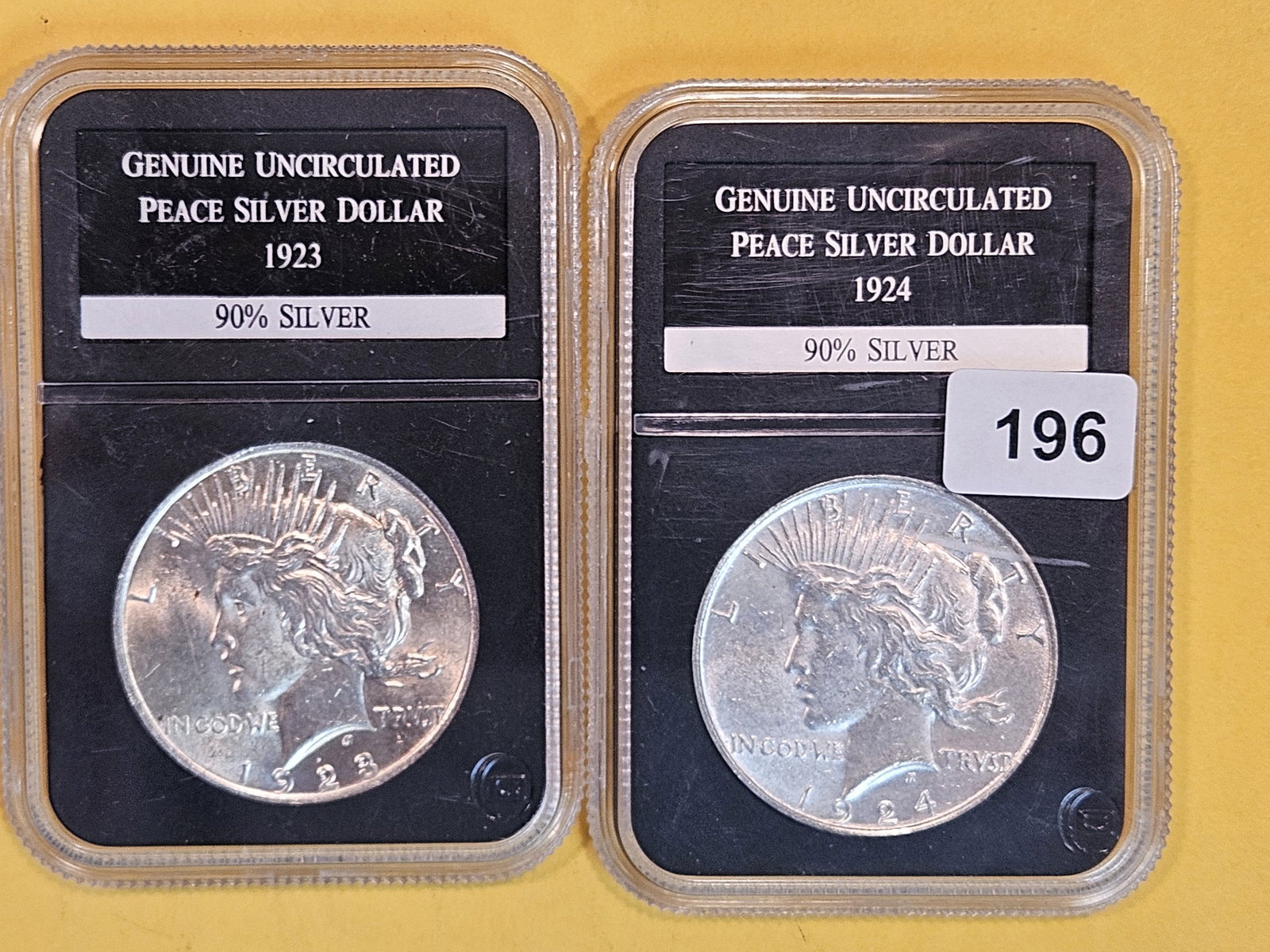 1923 and 1924 Peace Dollars (1 of 2)