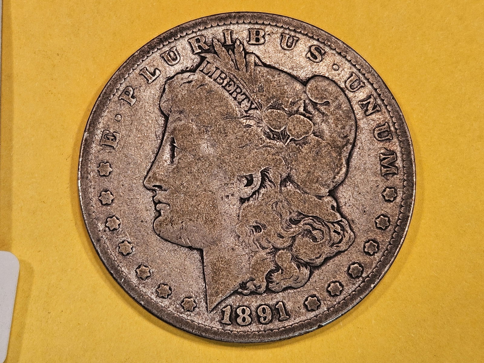 ** KEY DATE ** 1891-CC Morgan Dollar in Very Good (1 of 4)
