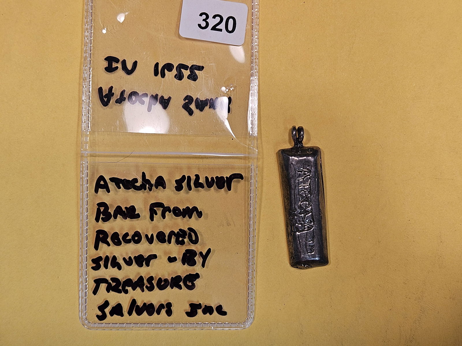 ** ATOCHA SHIPWRECK SALVAGED SILVER BAR! (1 of 6)