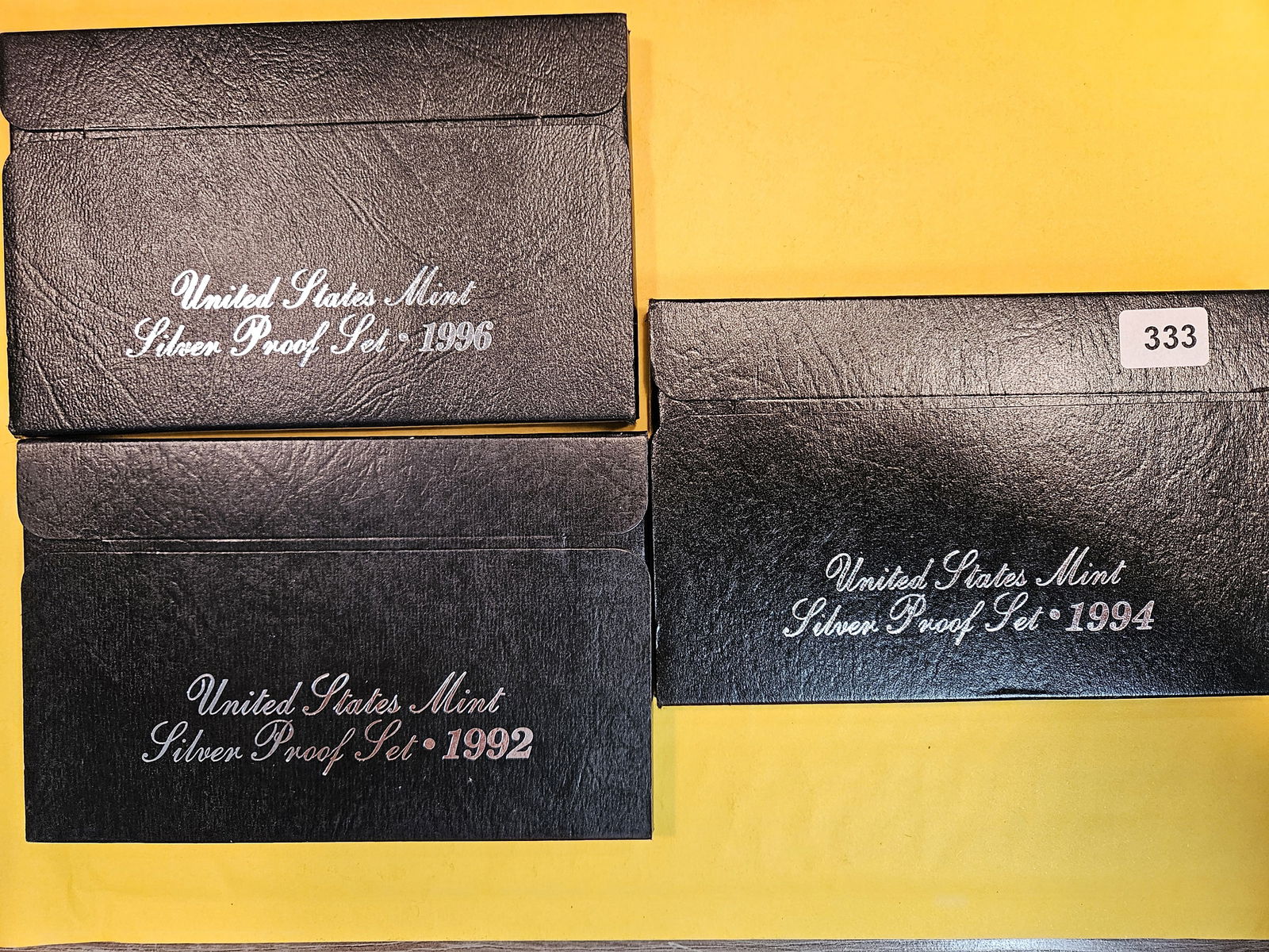 1992, 1994 and 1996 US SILVER Proof Sets (1 of 1)