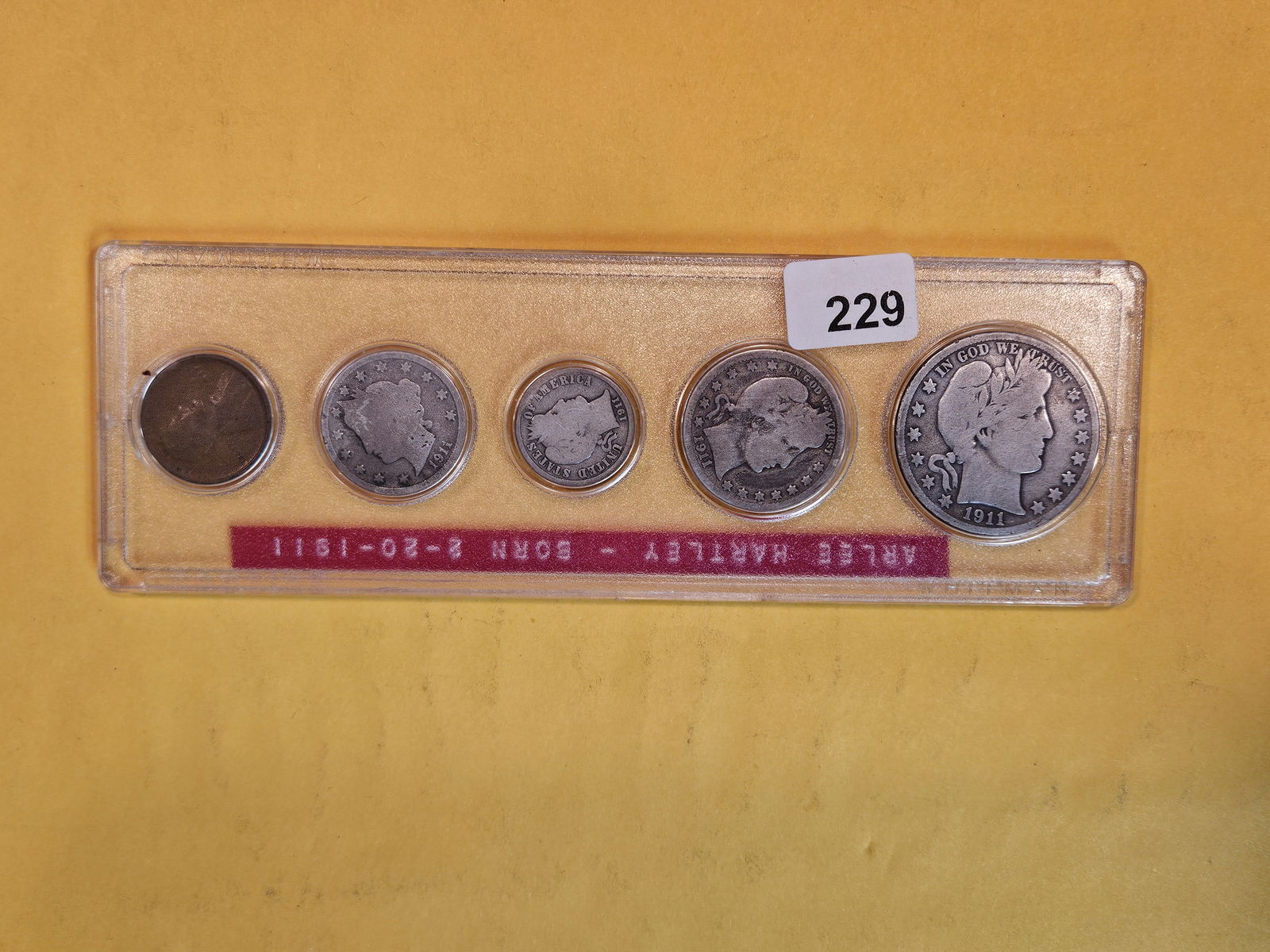 1911 Year Coin set (1 of 2)