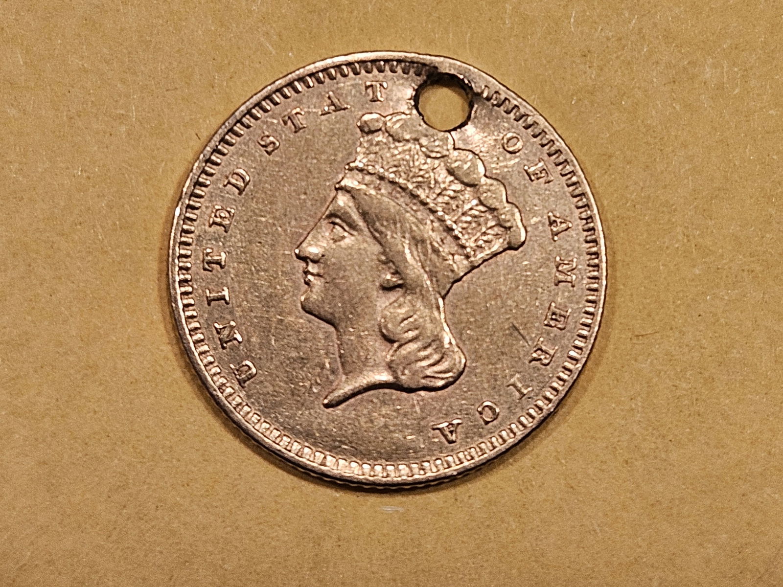 GOLD! 1856 Type 3 Gold Dollar (1 of 5)