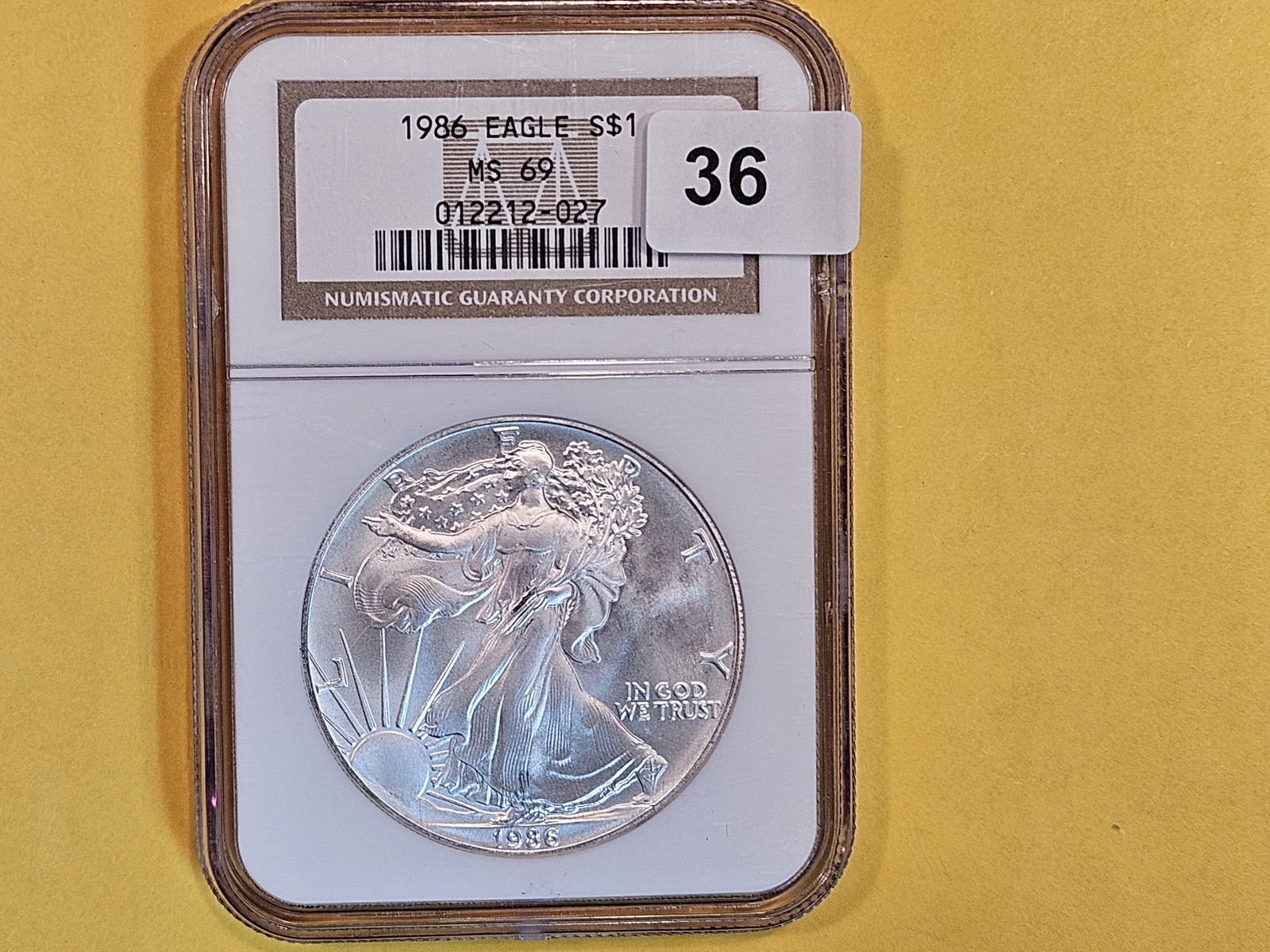 KEY DATE NGC 1985 American Silver Eagle (1 of 2)