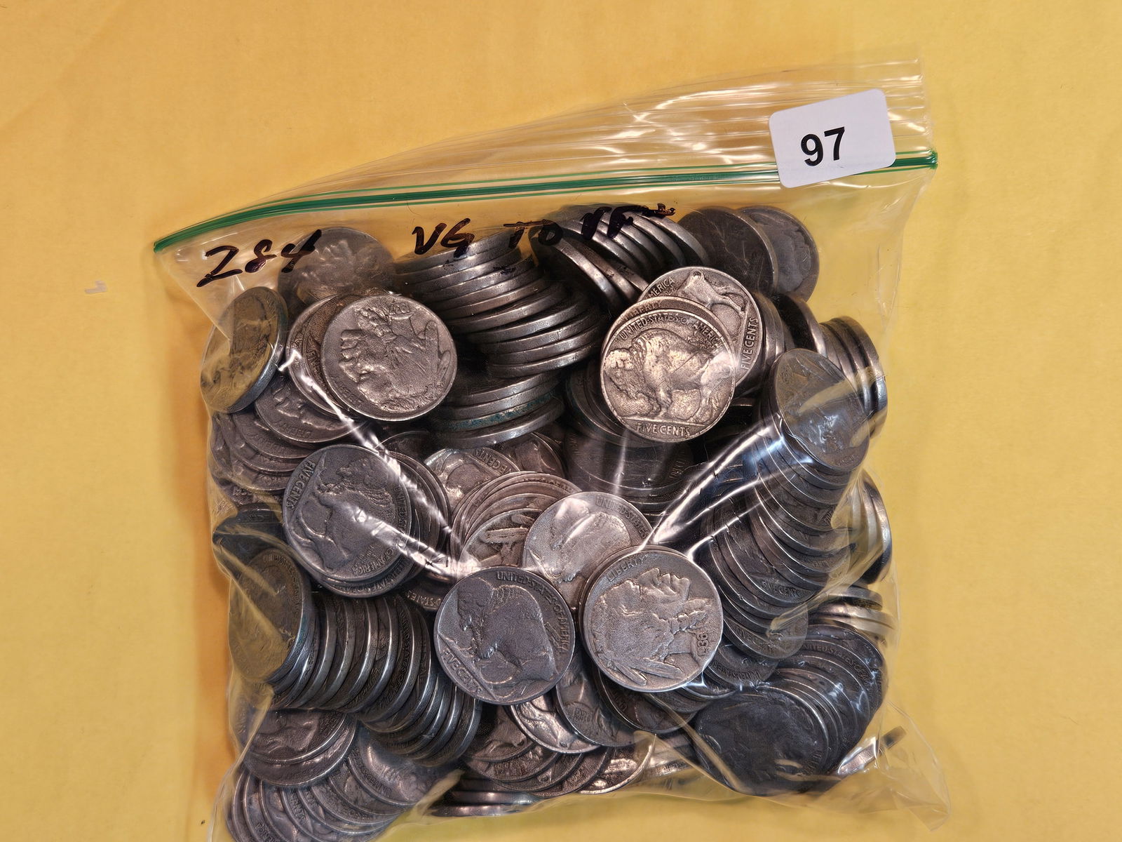 Two Hundred eighty-four Buffalo Nickels (1 of 1)